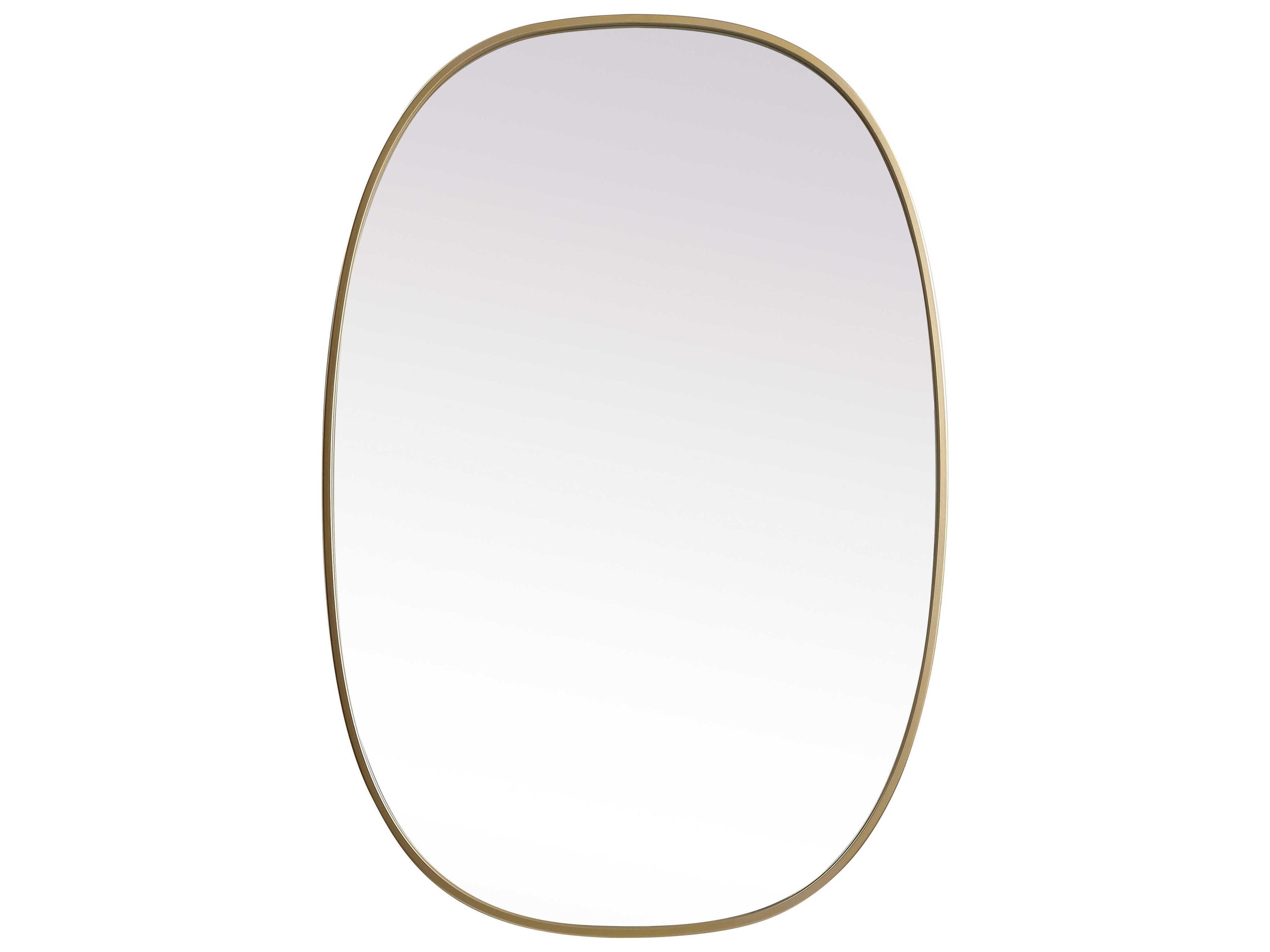 Brynn Brass Oval Wall Mirror