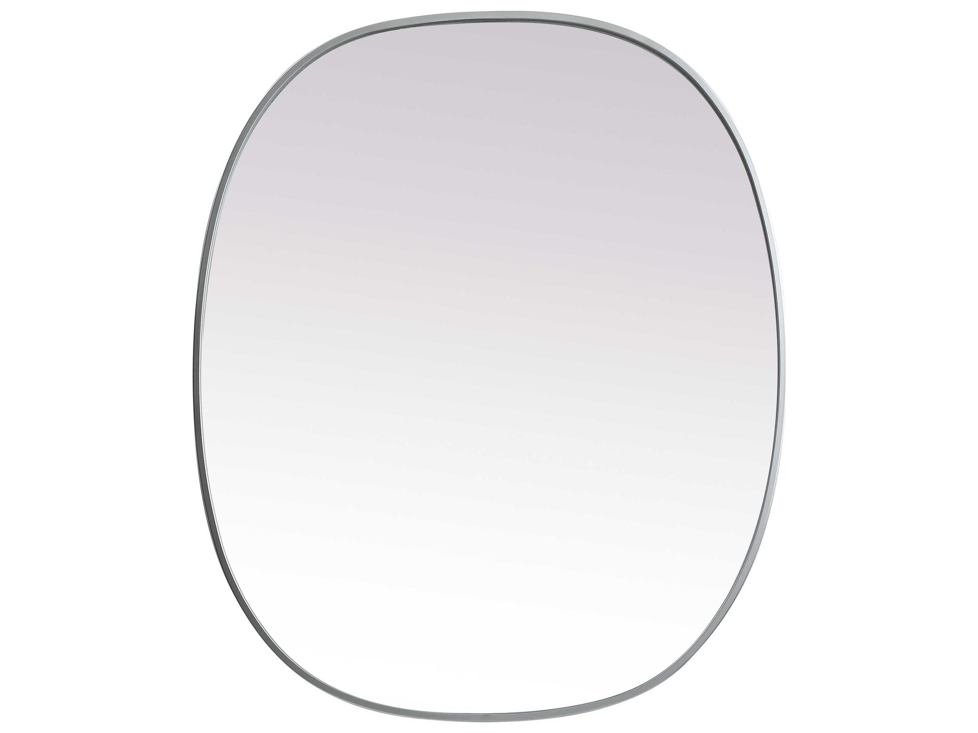 Brynn Silver Oval Wall Mirror