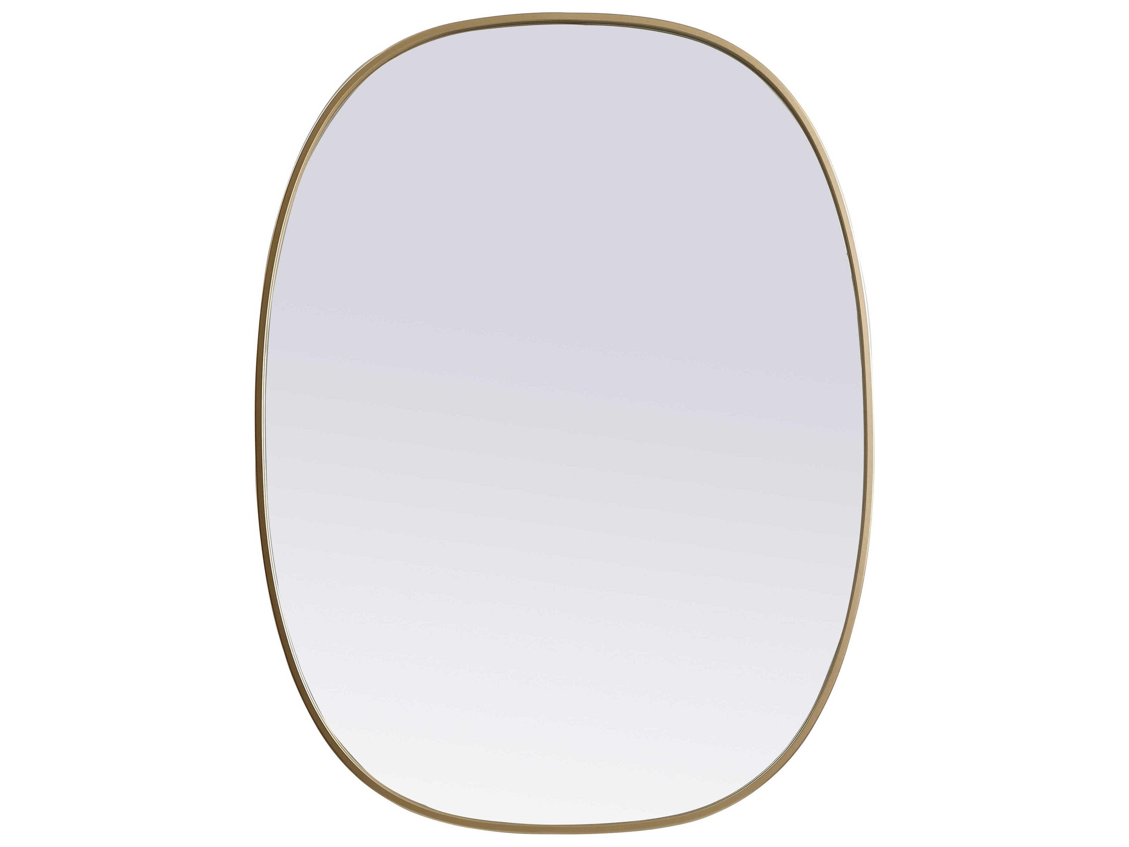 Brynn Brass Oval Wall Mirror