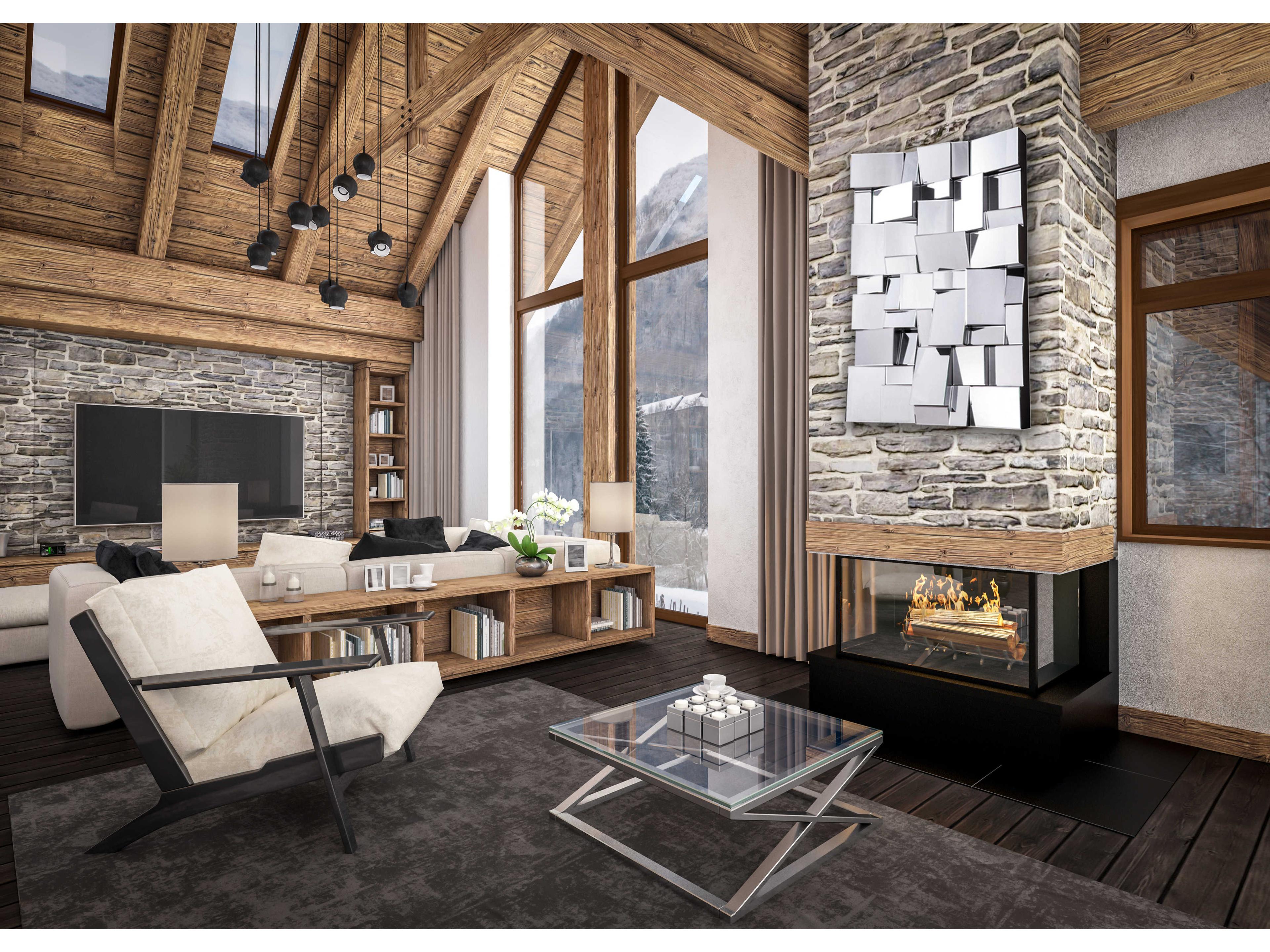 Elegant Lighting Modern Clear Rectangular Wall Mirror