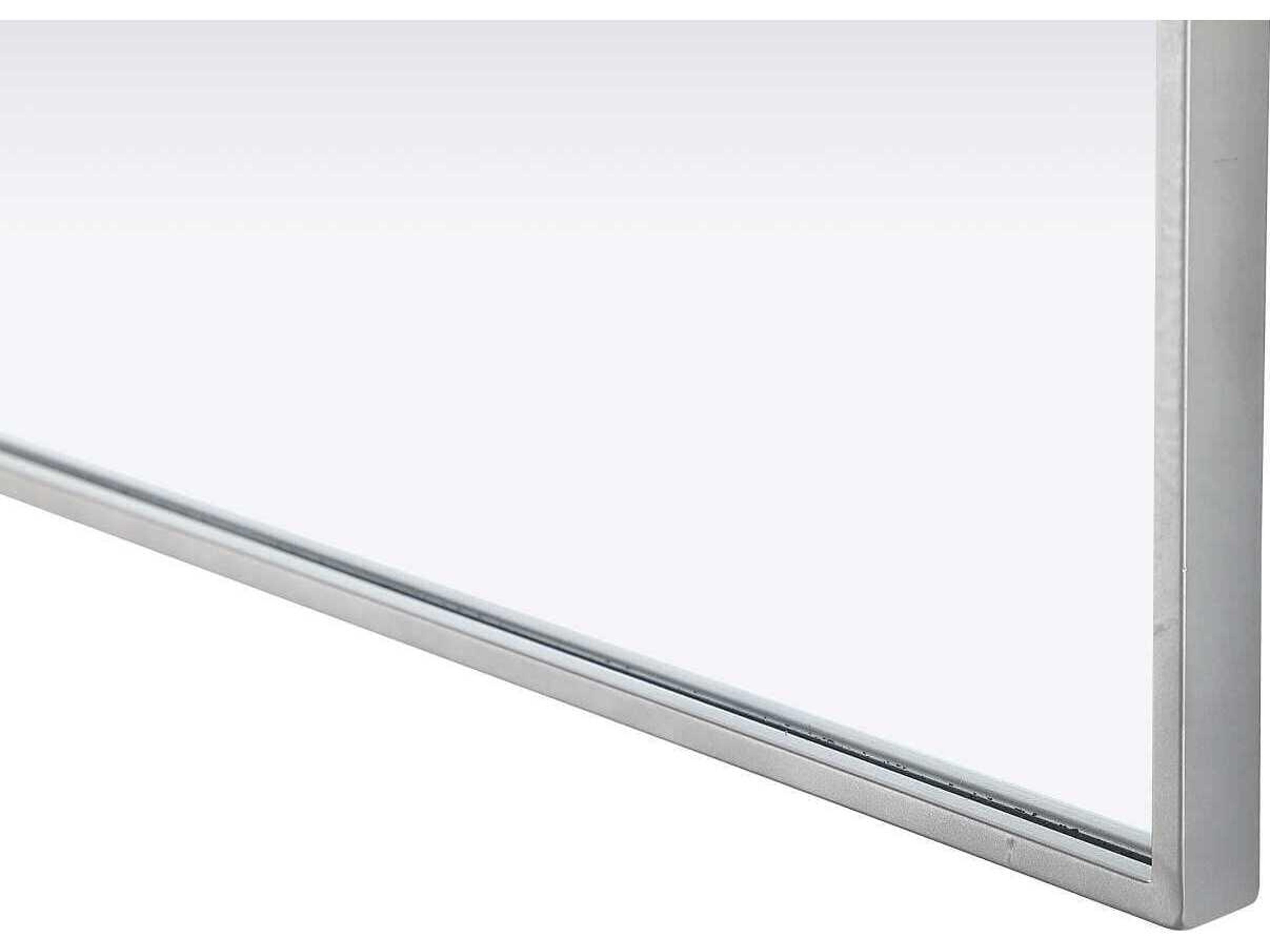 Elegant Lighting Everleigh Silver Notched Wall Mirror