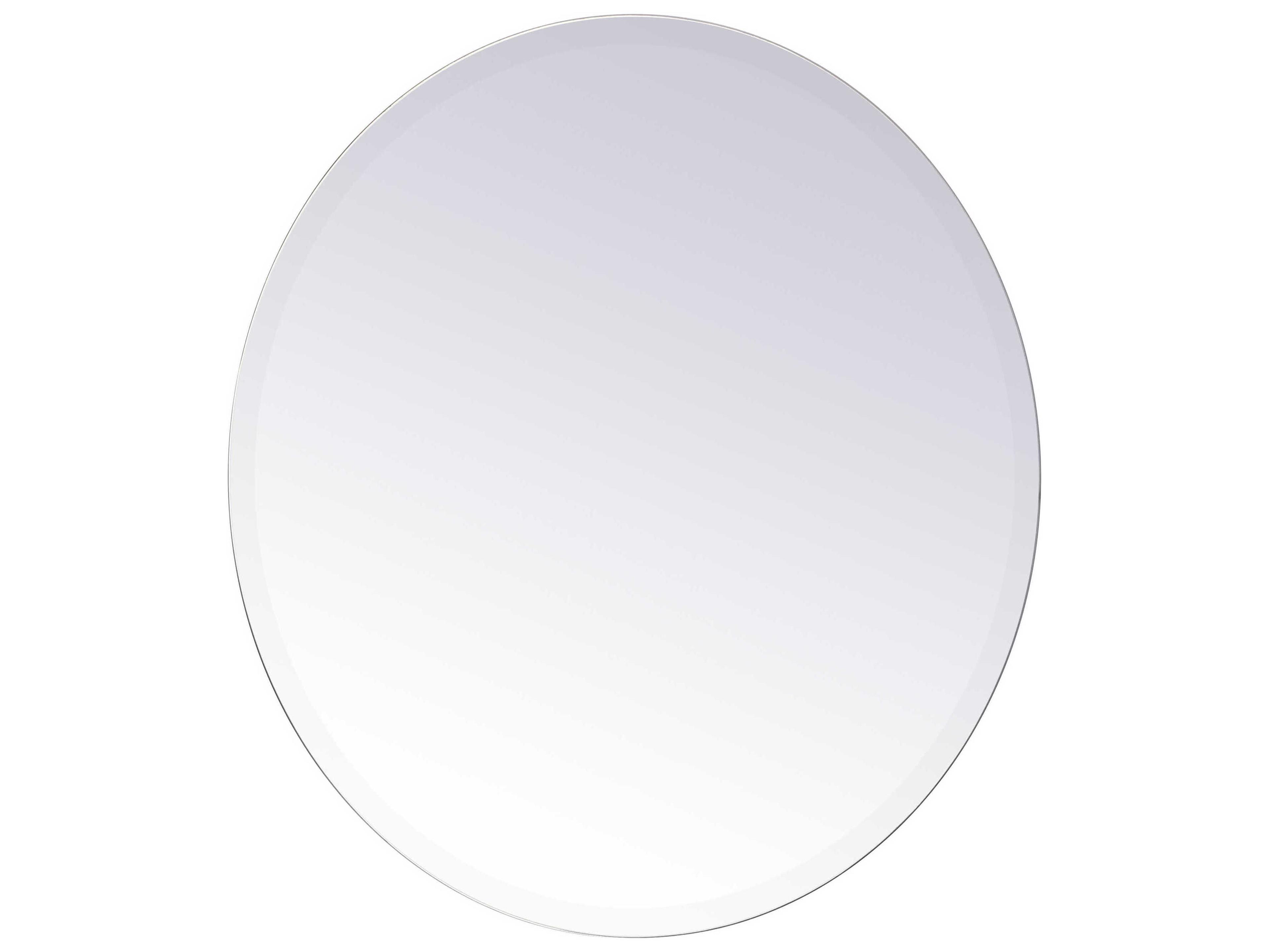 Elegant Lighting Gracin Clear Round Wall Mirror