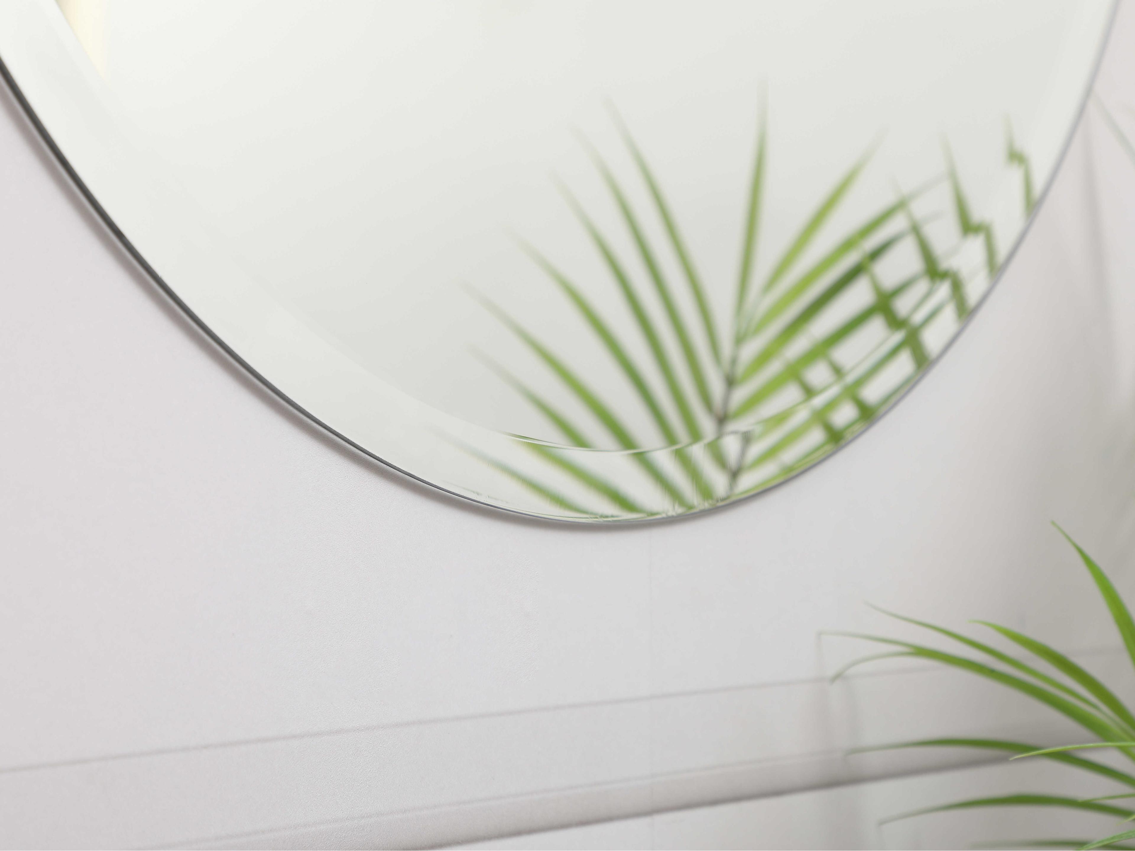 Elegant Lighting Gracin Clear Round Wall Mirror