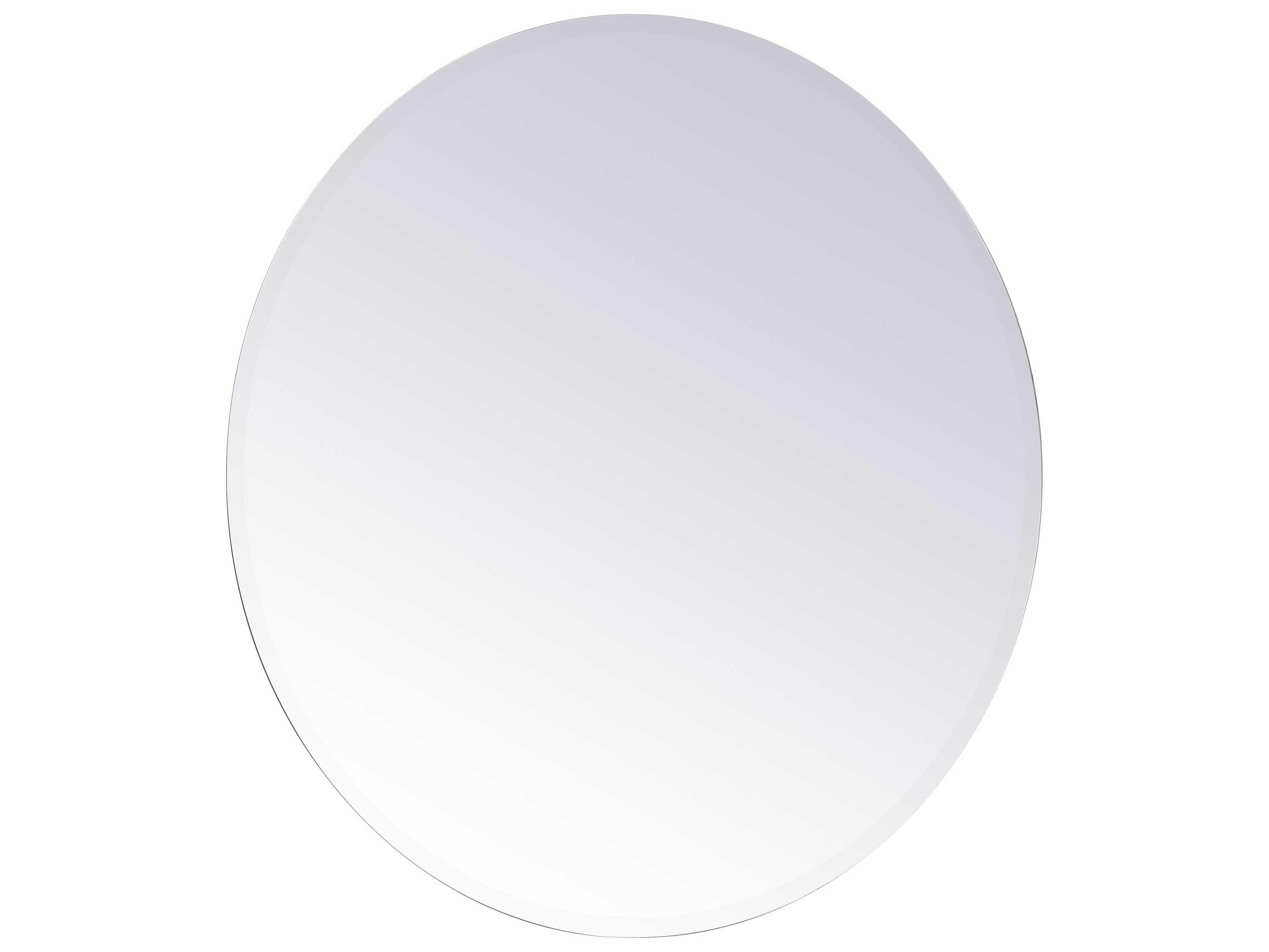 Elegant Lighting Gracin Clear Round Wall Mirror