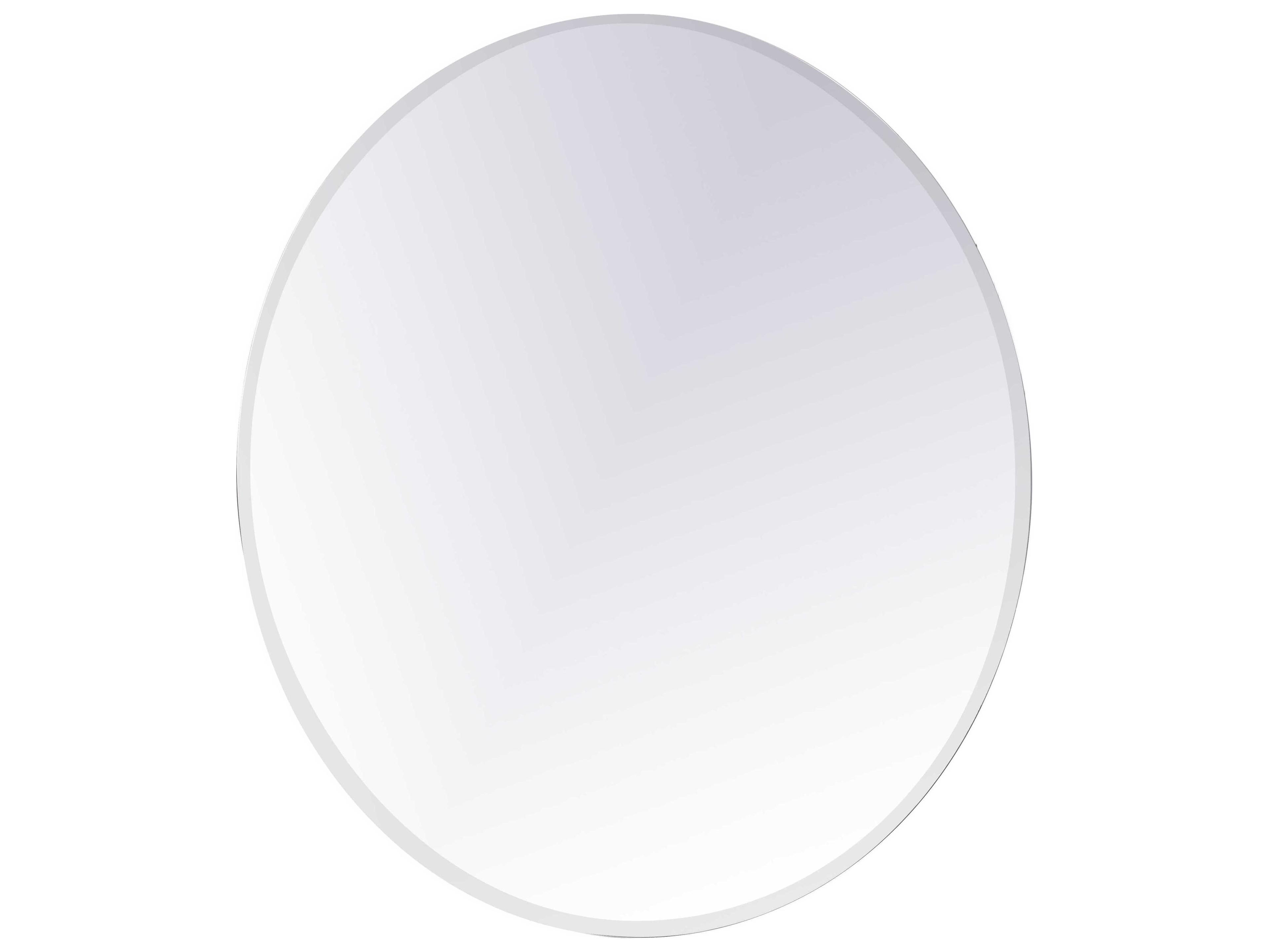 Elegant Lighting Gracin Clear Round Wall Mirror