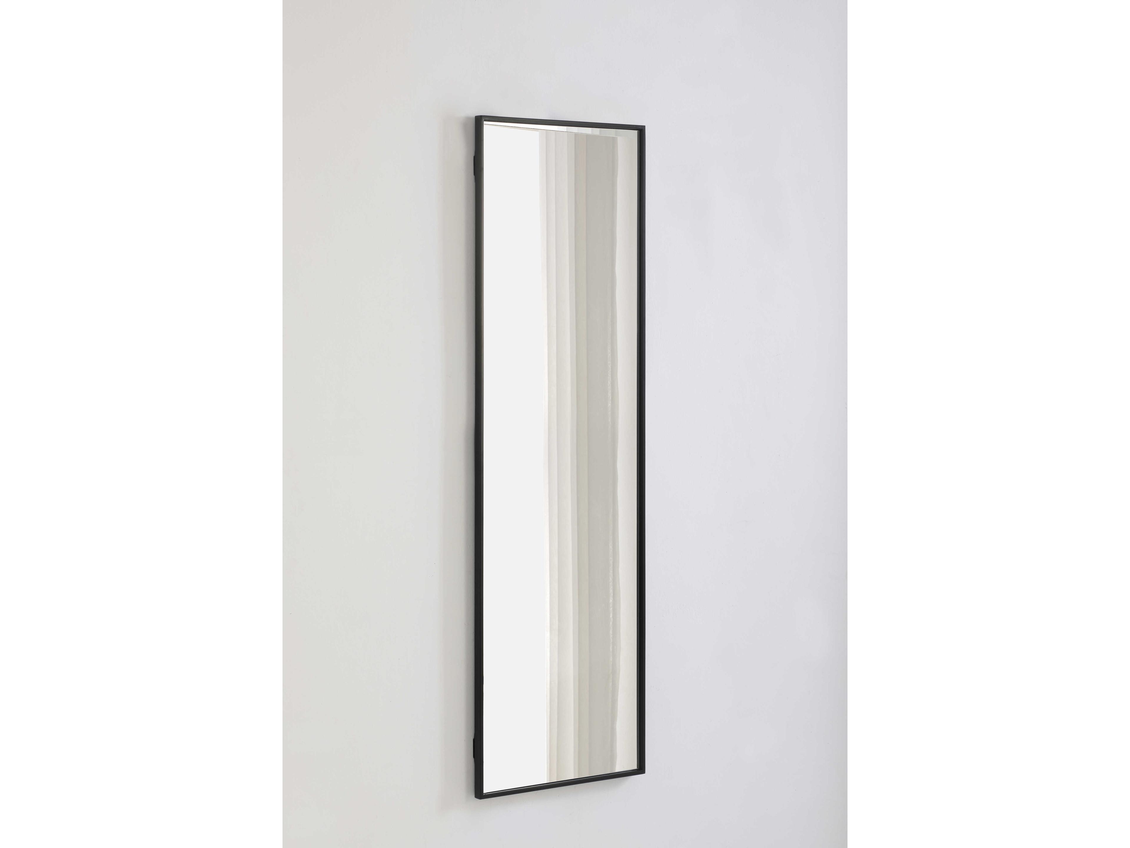 Elegant Lighting Eternity Black Rectangular Wall Mirror