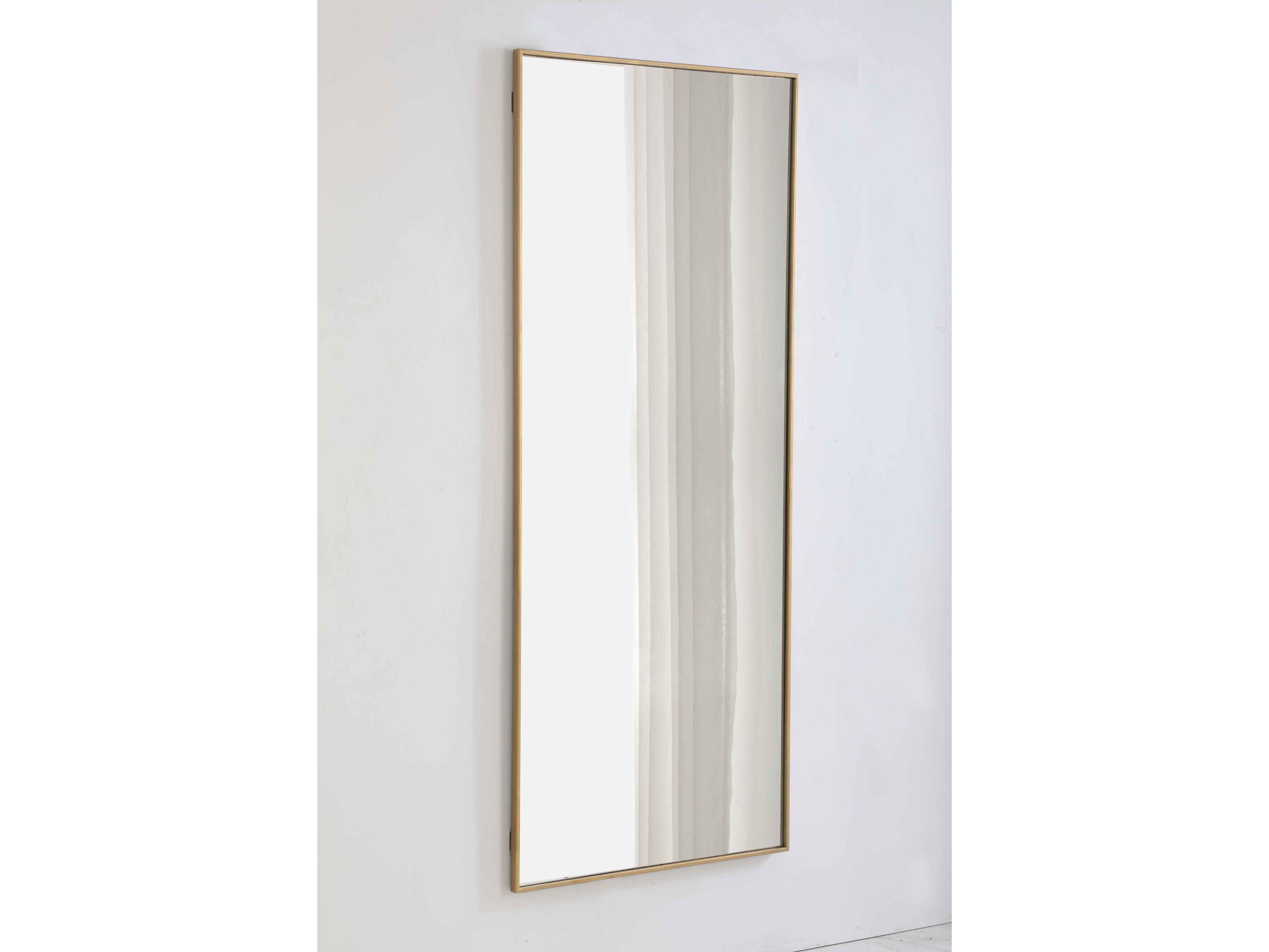Elegant Lighting Eternity Brass Rectangular Wall Mirror