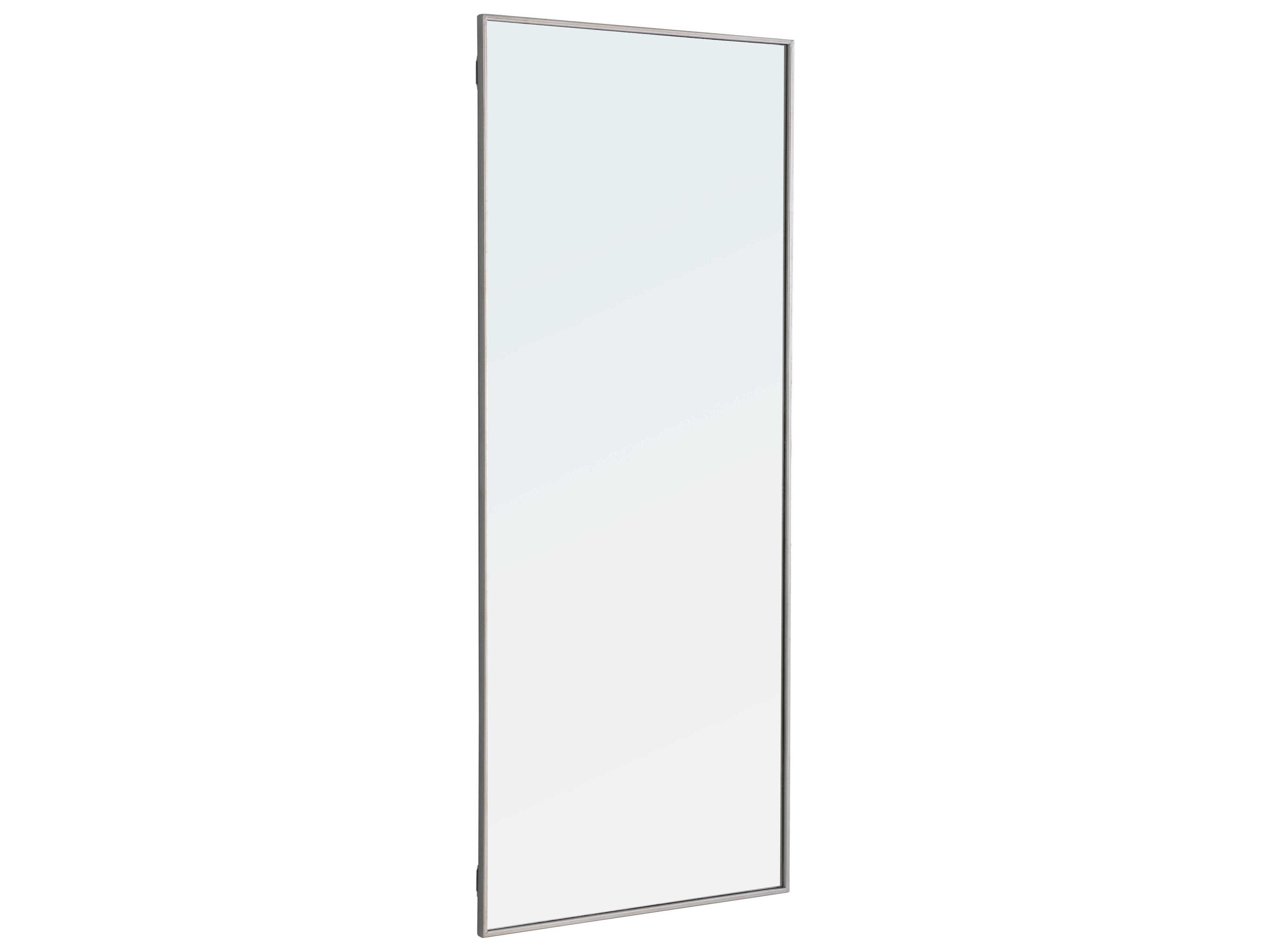 Elegant Lighting Eternity Silver Rectangular Wall Mirror