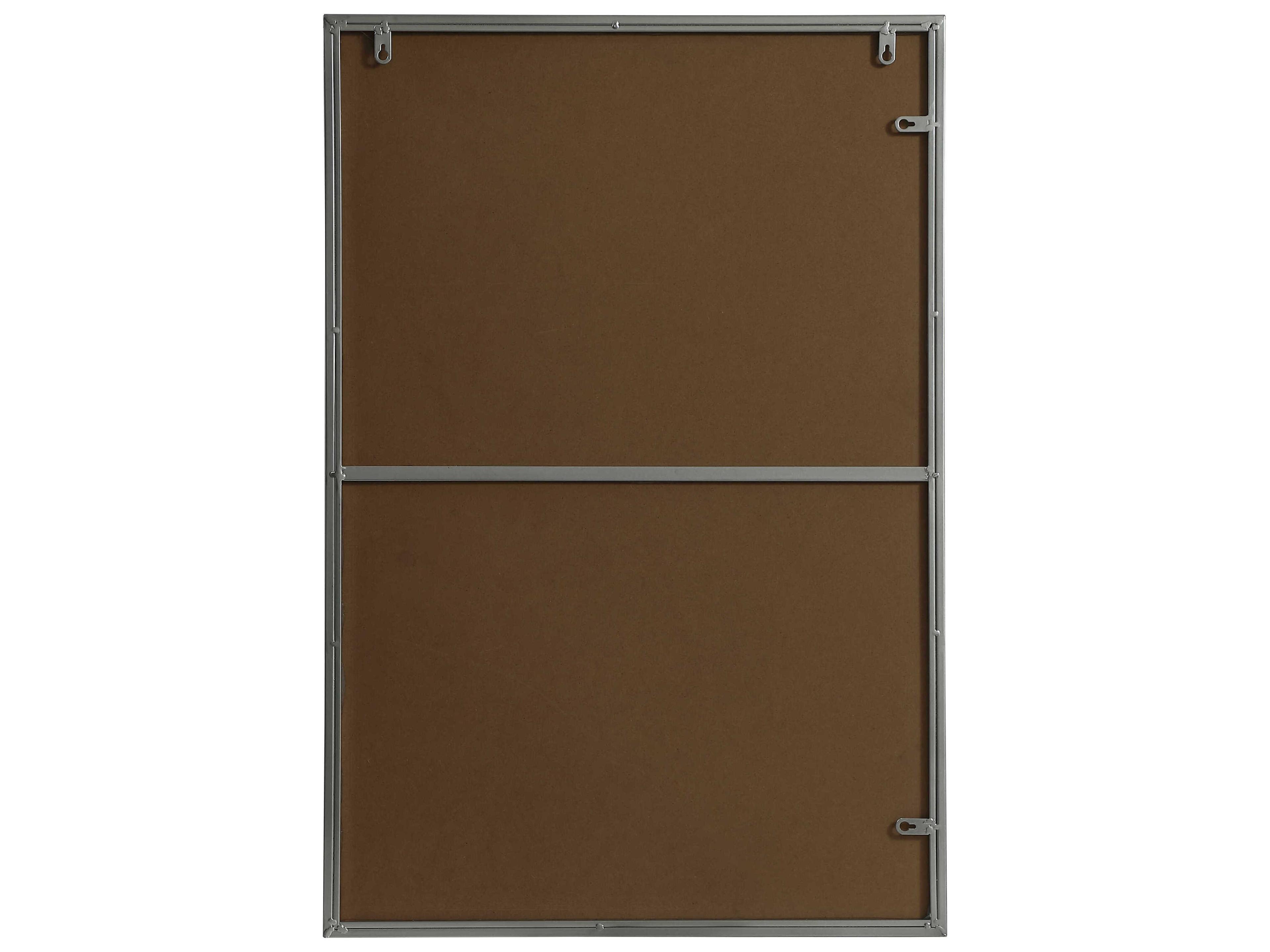 Elegant Lighting Eternity Silver Rectangular Wall Mirror