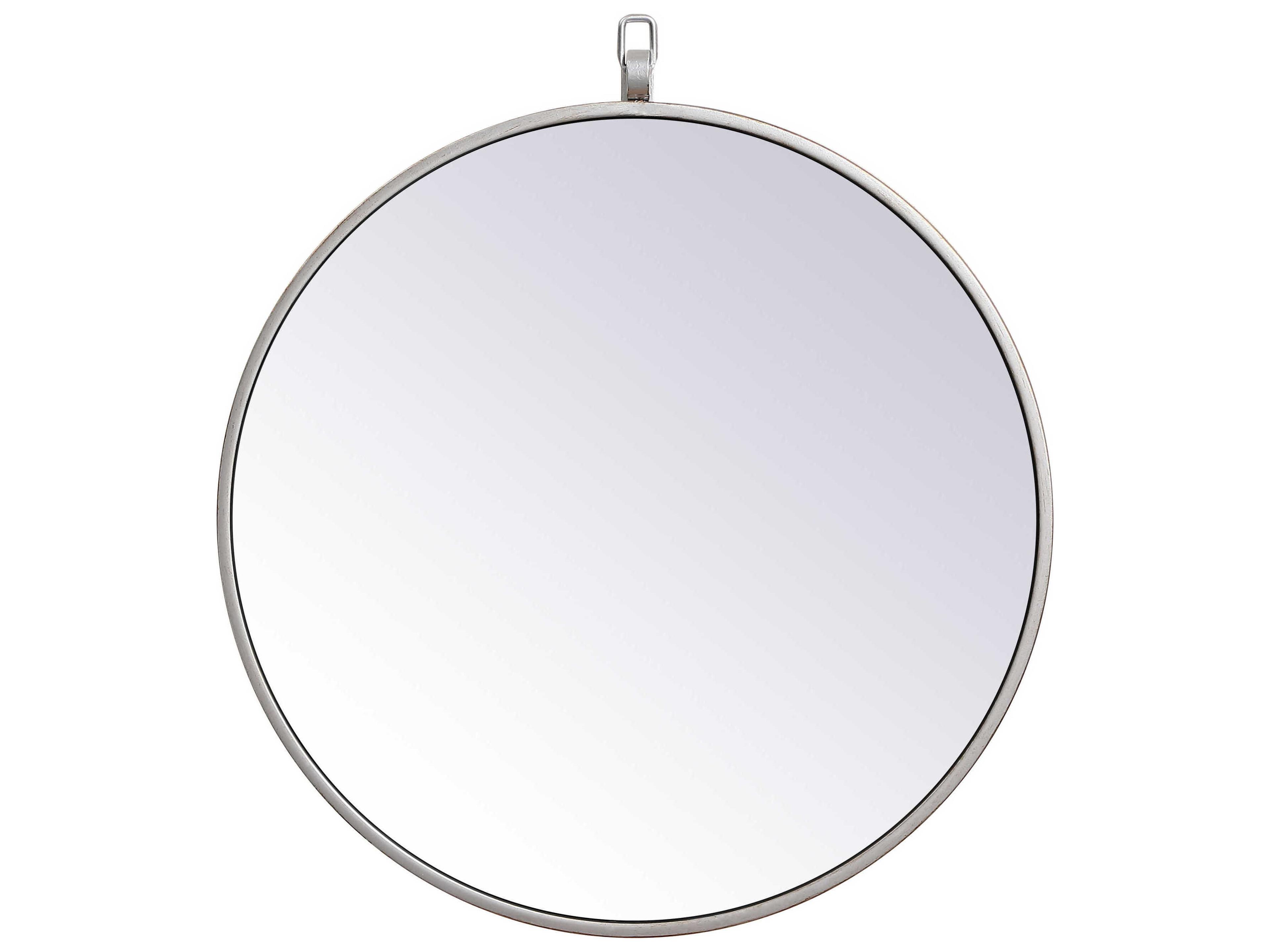 Eternity Silver Round Wall Mirror