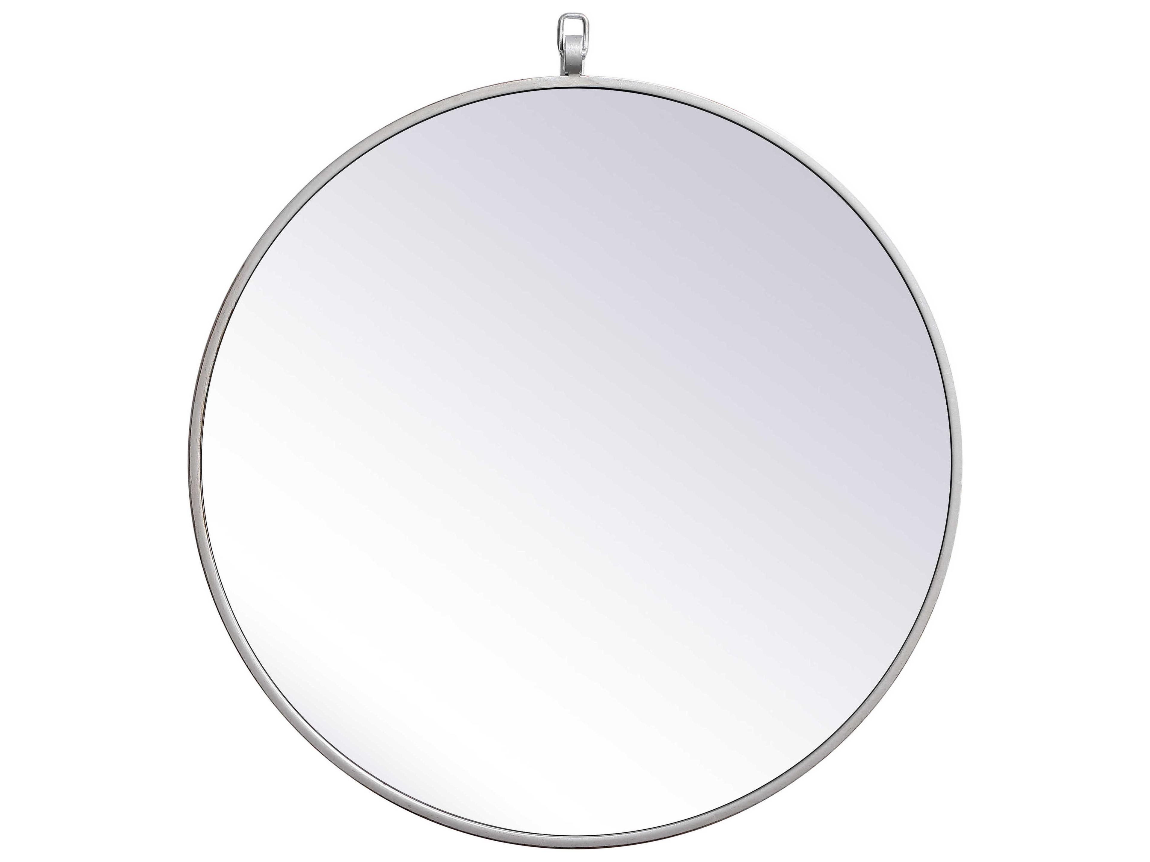 Eternity Silver Round Wall Mirror