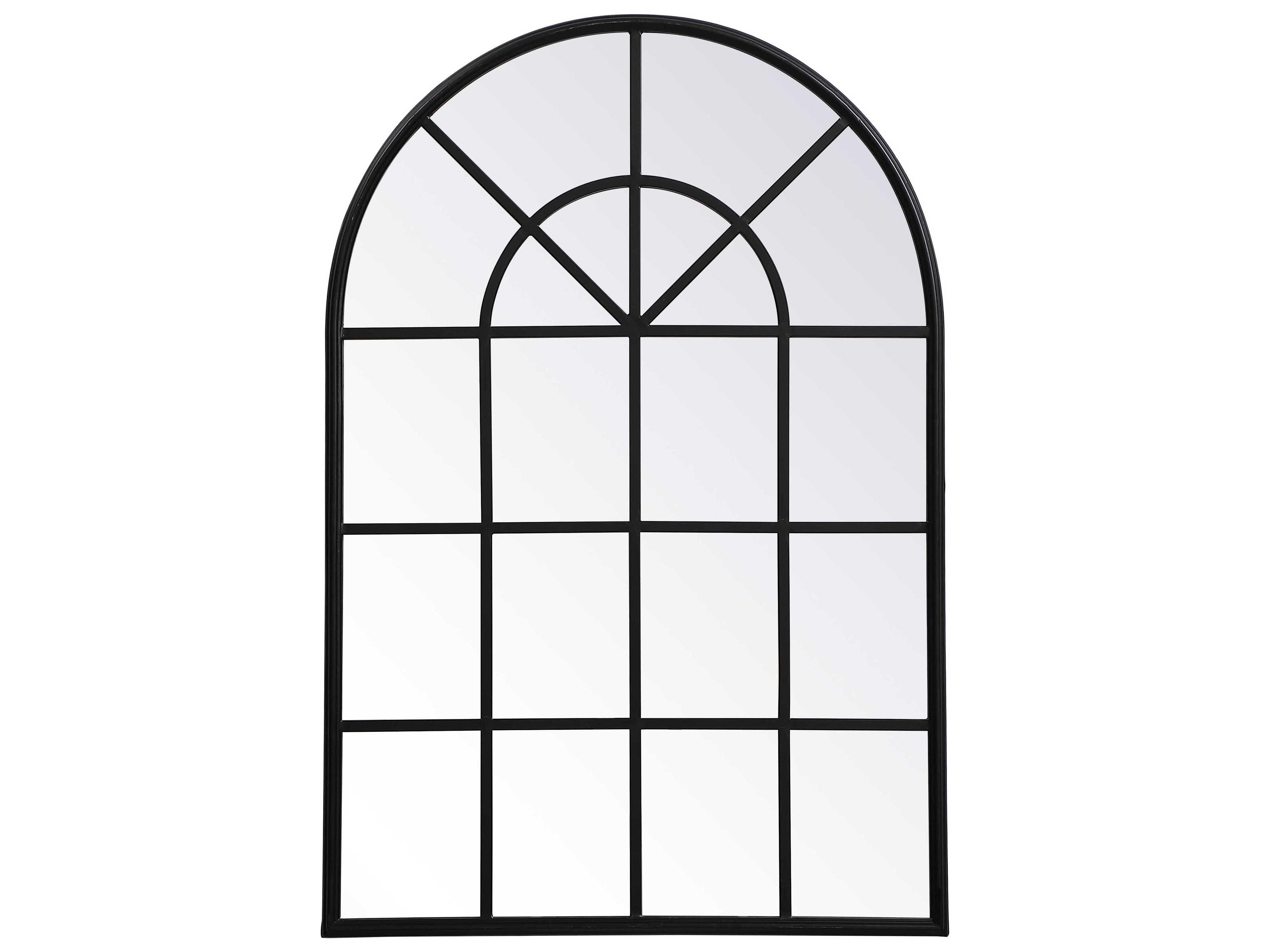 Motif Black Wall Mirror