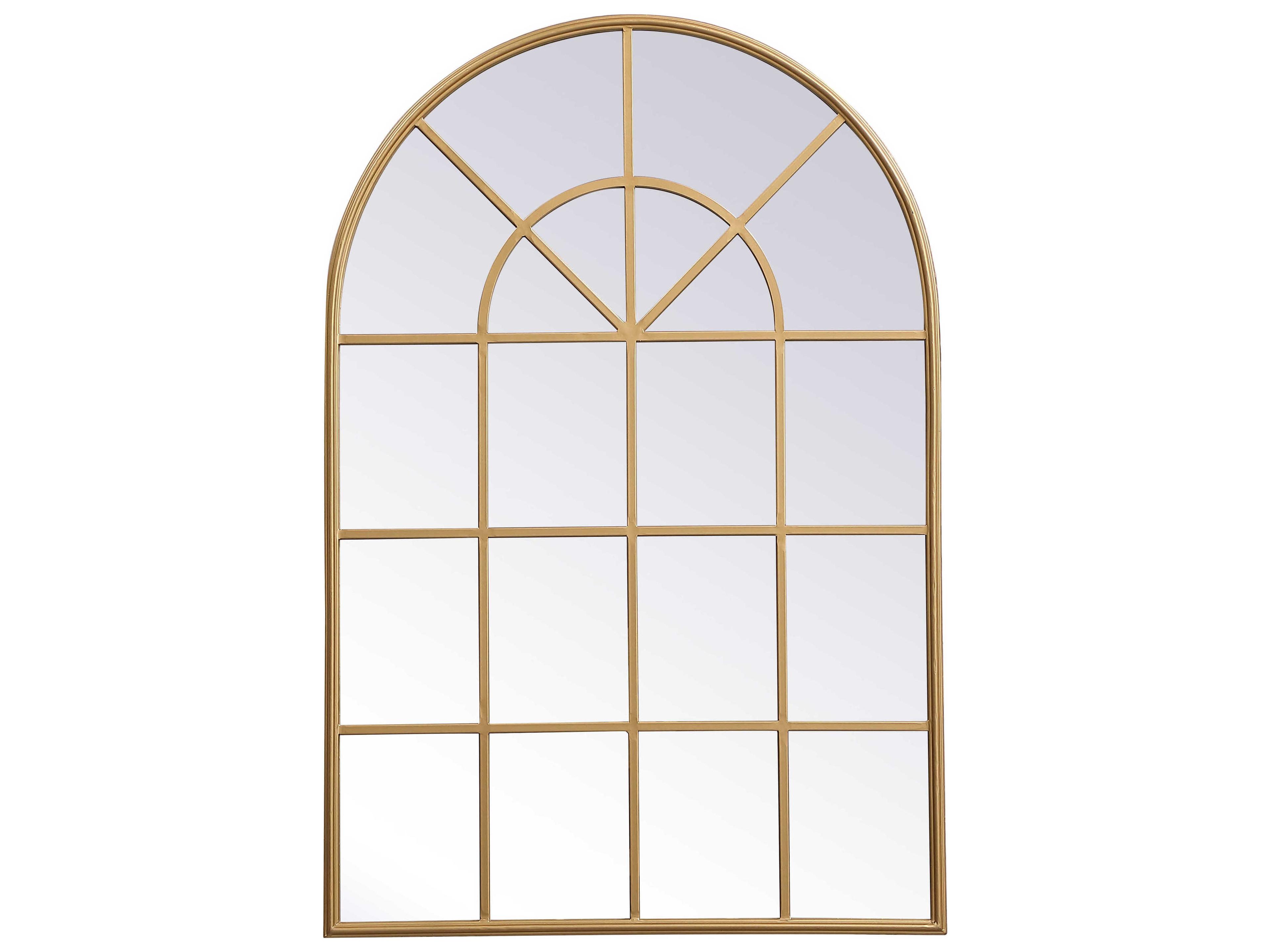 Motif Brass Wall Mirror