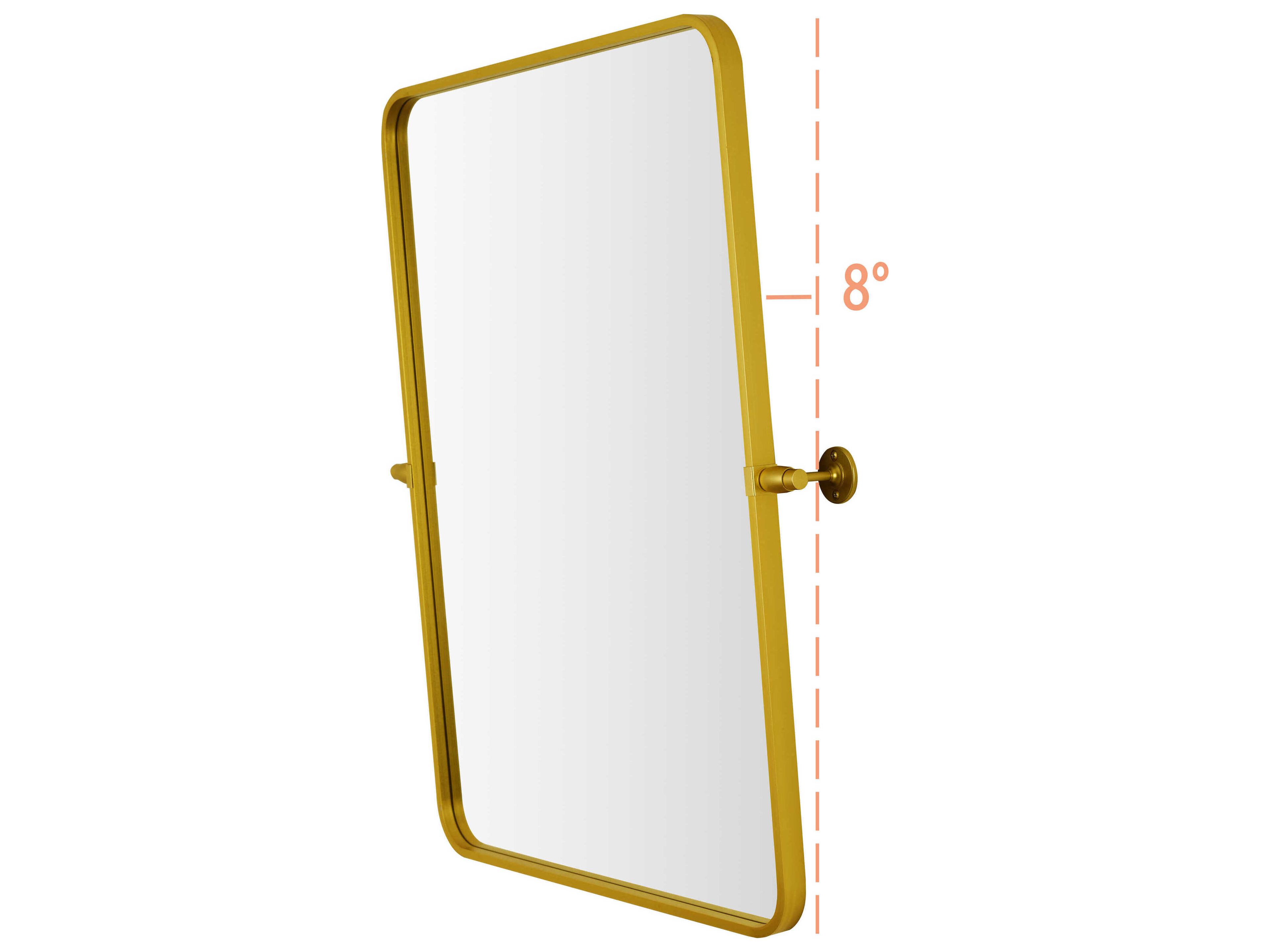Elegant Lighting Everly Rectangular Wall Mirror