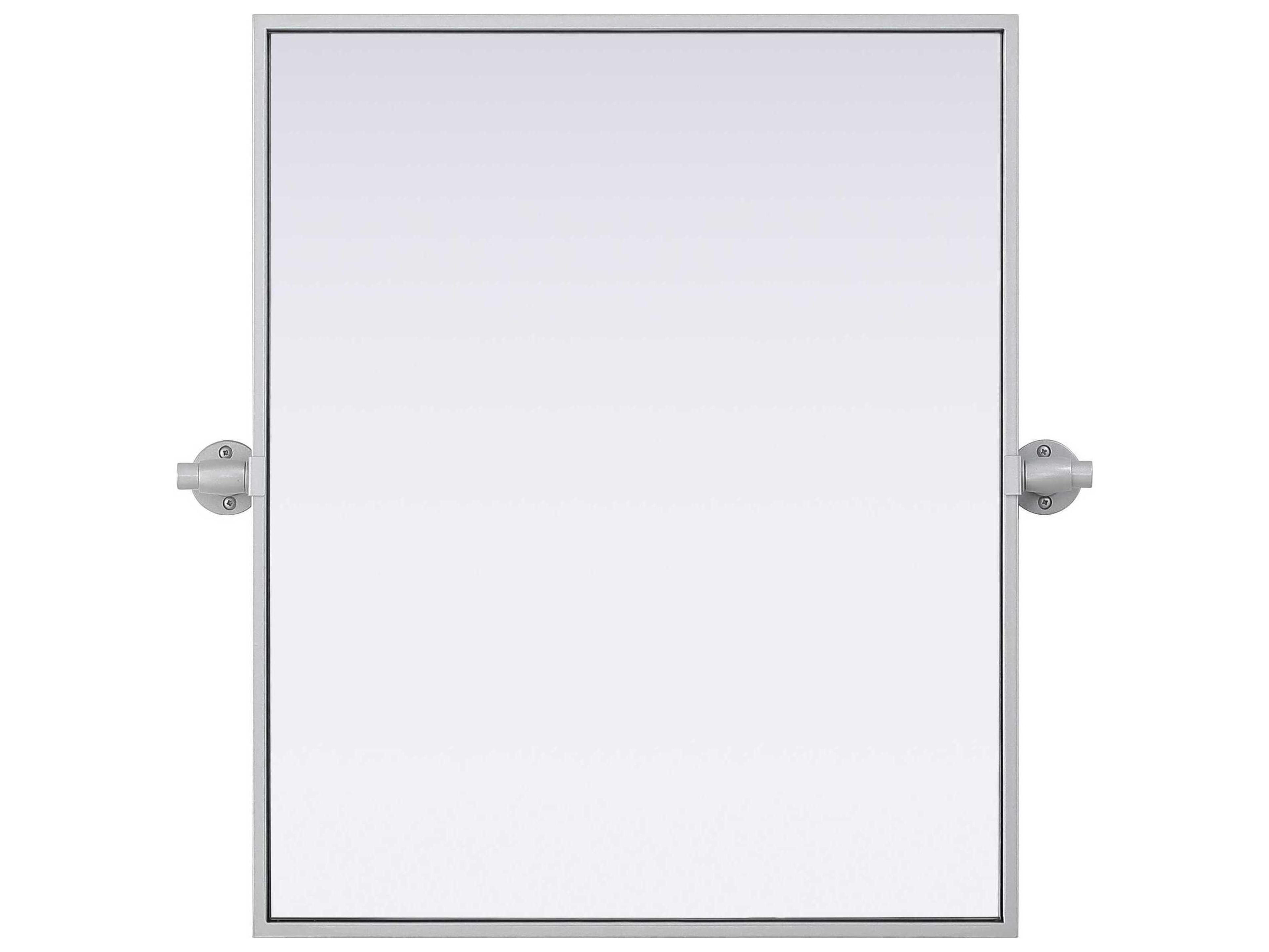 Amoura Silver Rectangular Wall Mirror