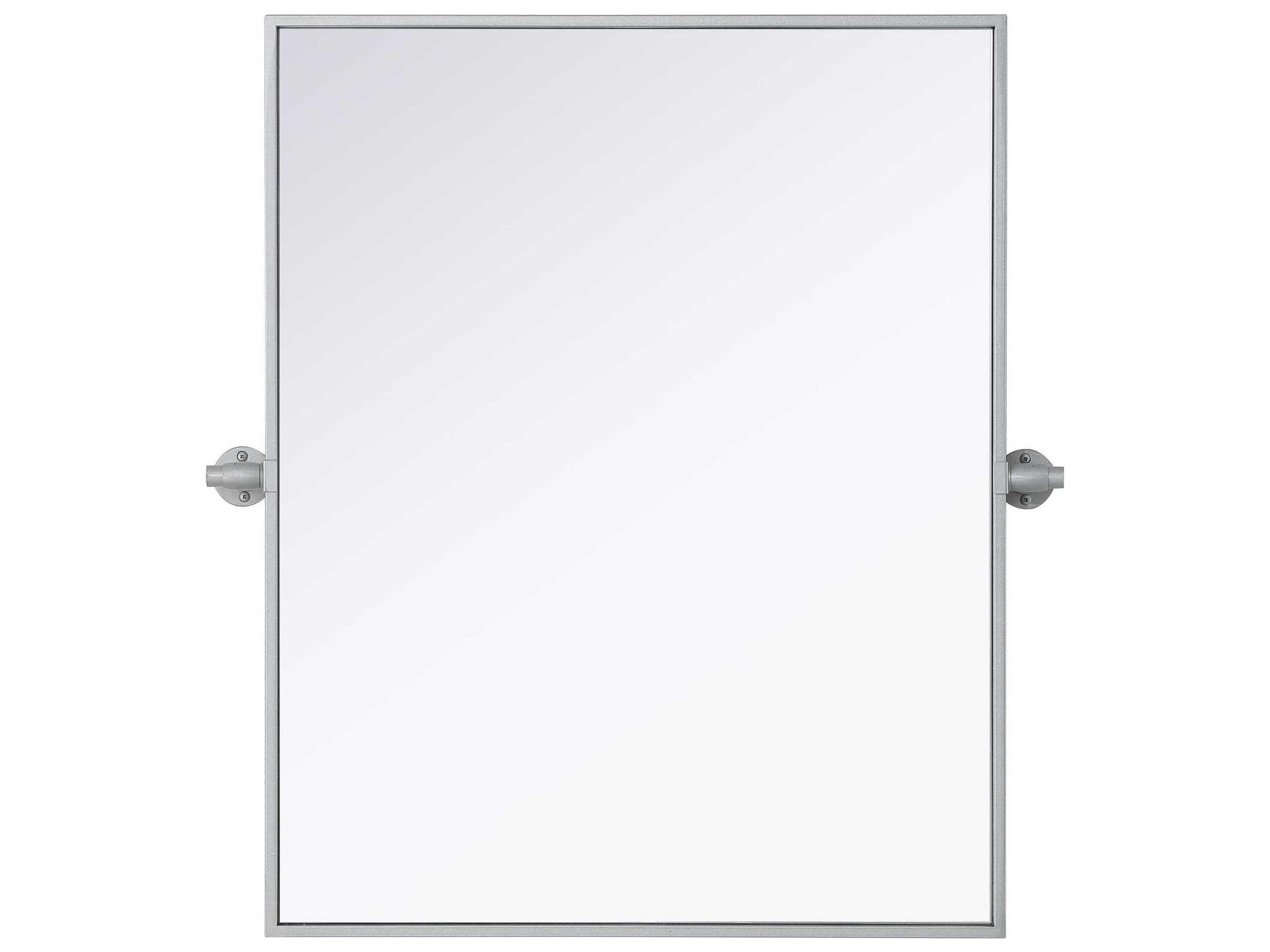 Amoura Silver Rectangular Wall Mirror