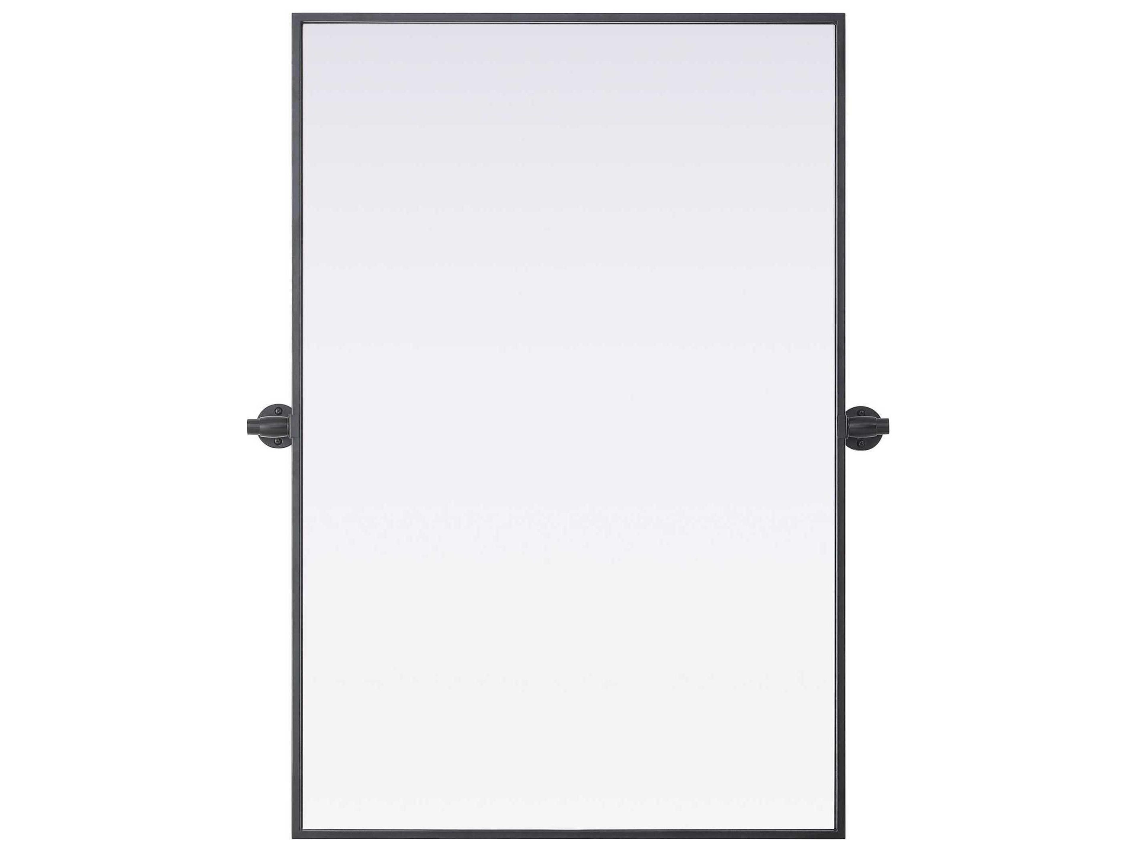 Amoura Black Rectangular Wall Mirror