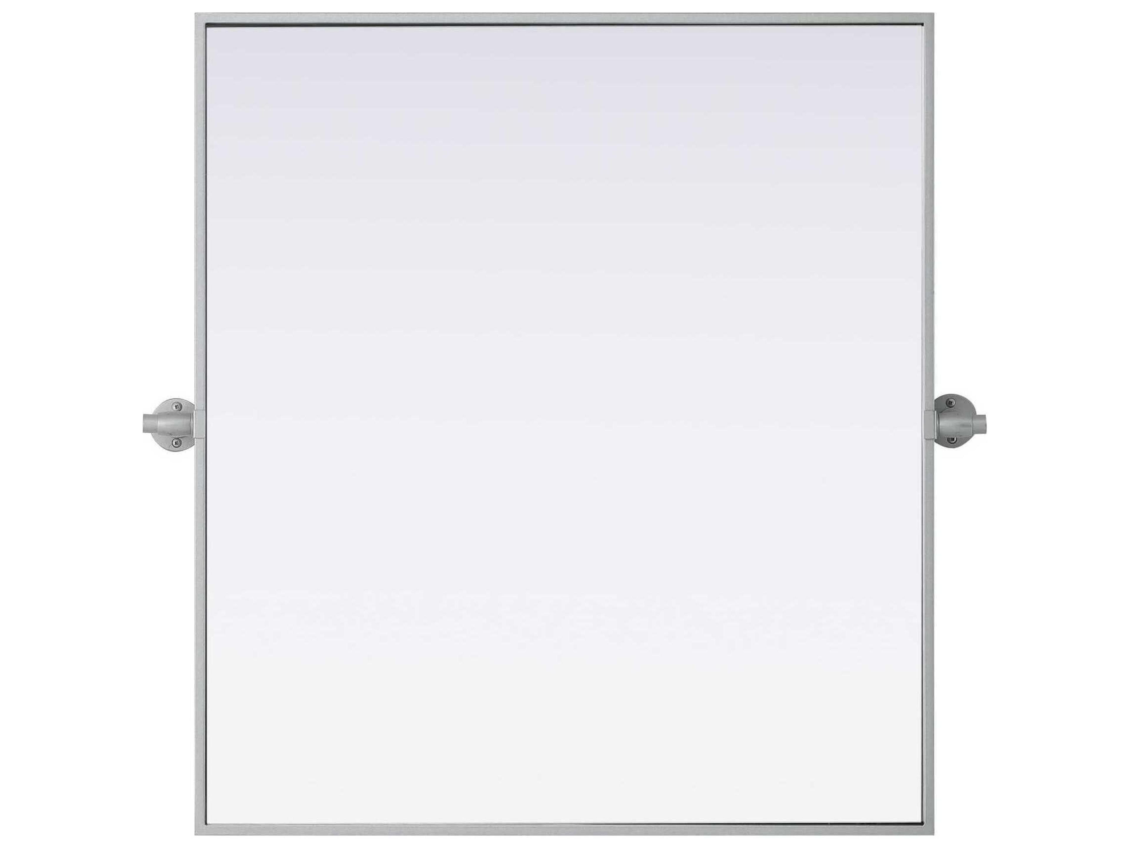 Amoura Silver Rectangular Wall Mirror