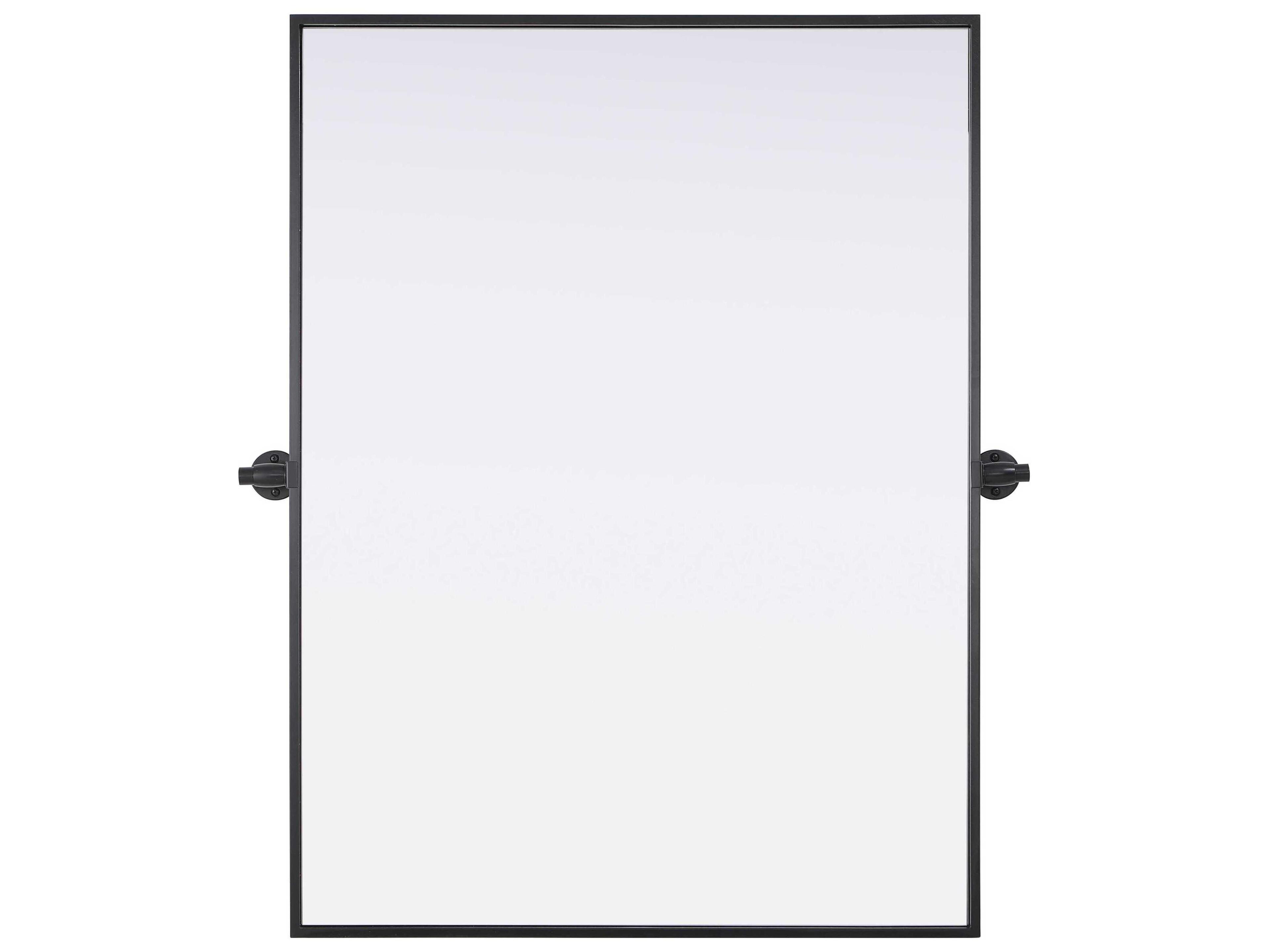 Amoura Black Rectangular Wall Mirror