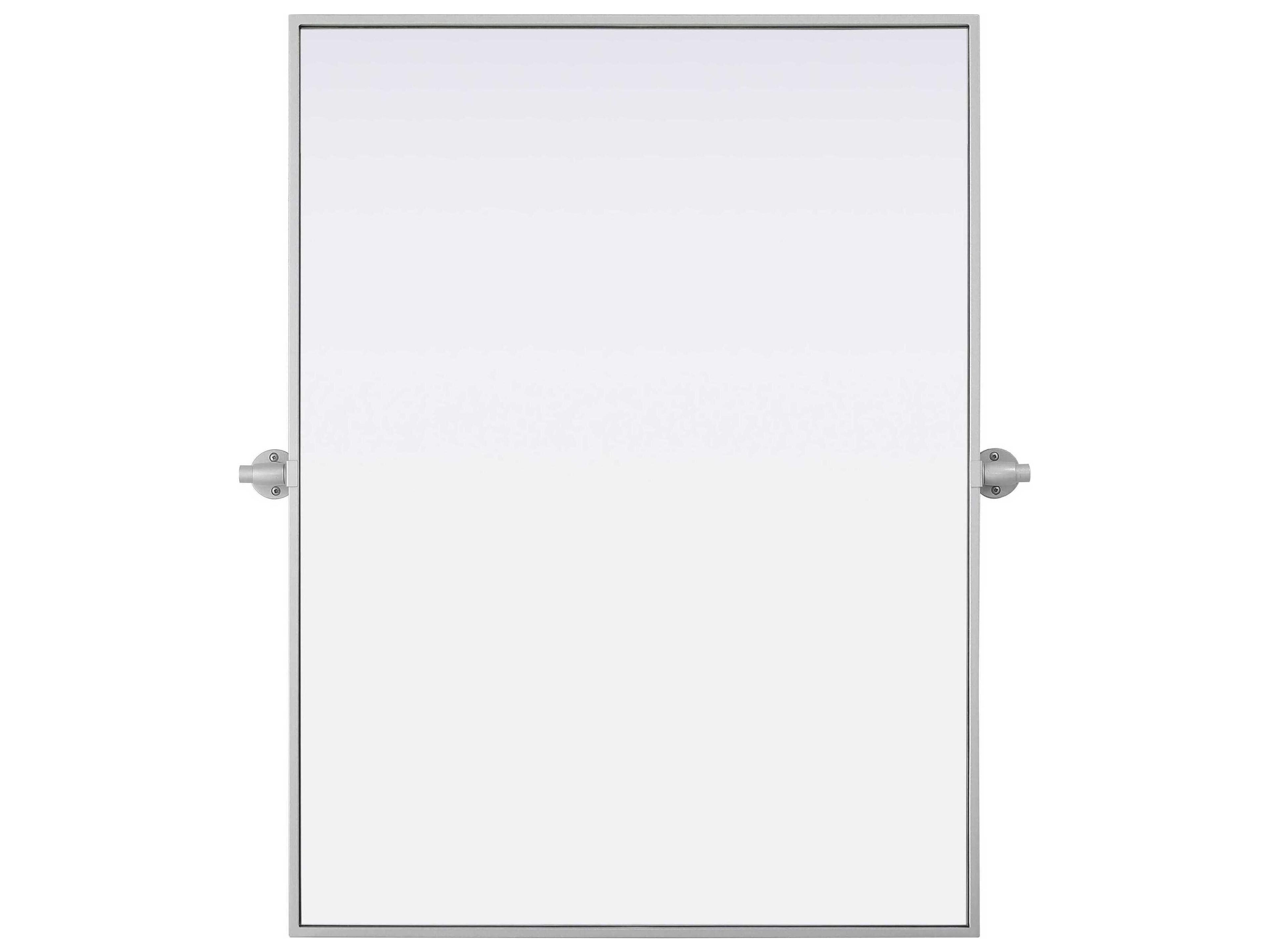 Amoura Silver Rectangular Wall Mirror