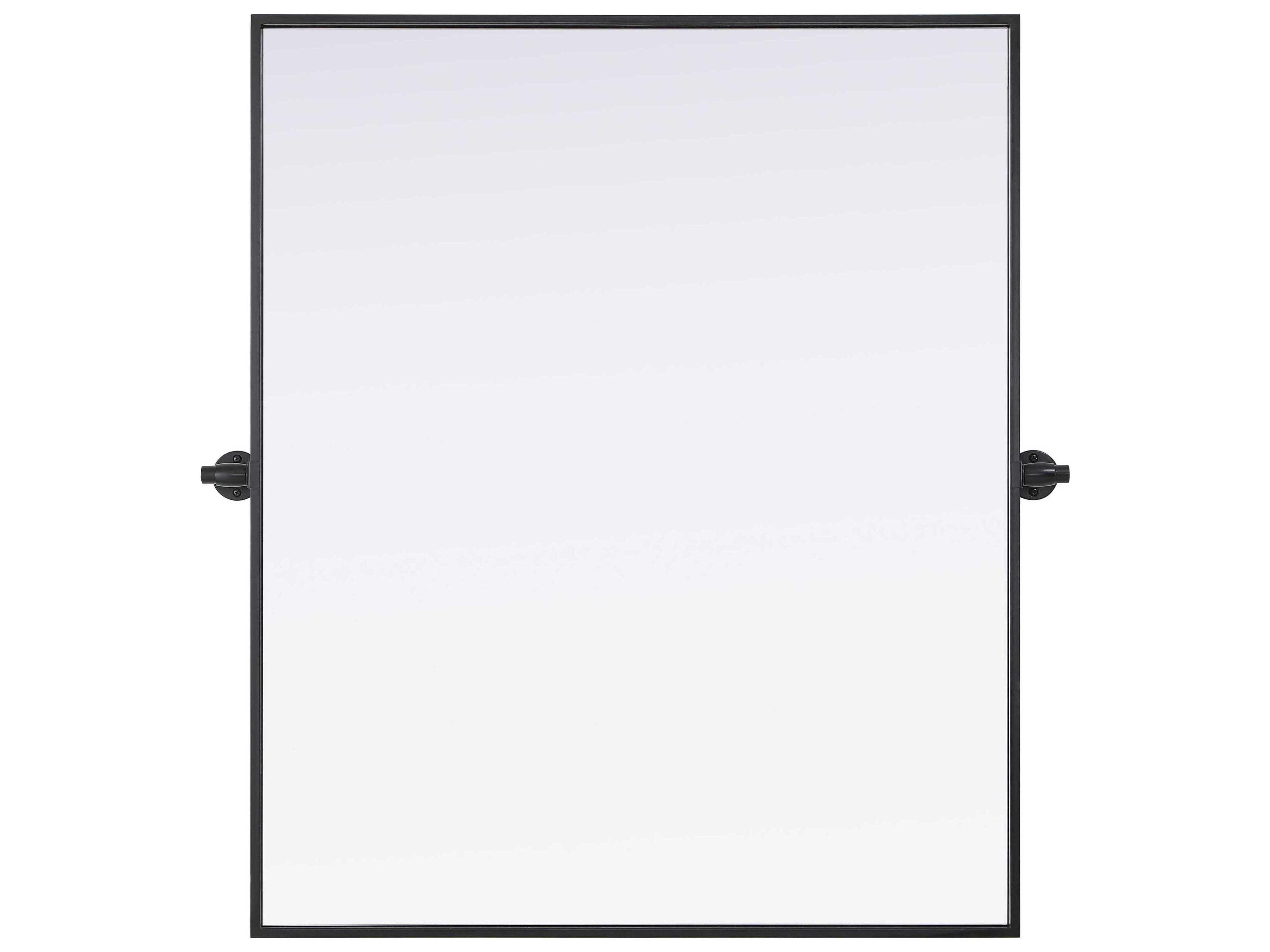 Amoura Black Rectangular Wall Mirror