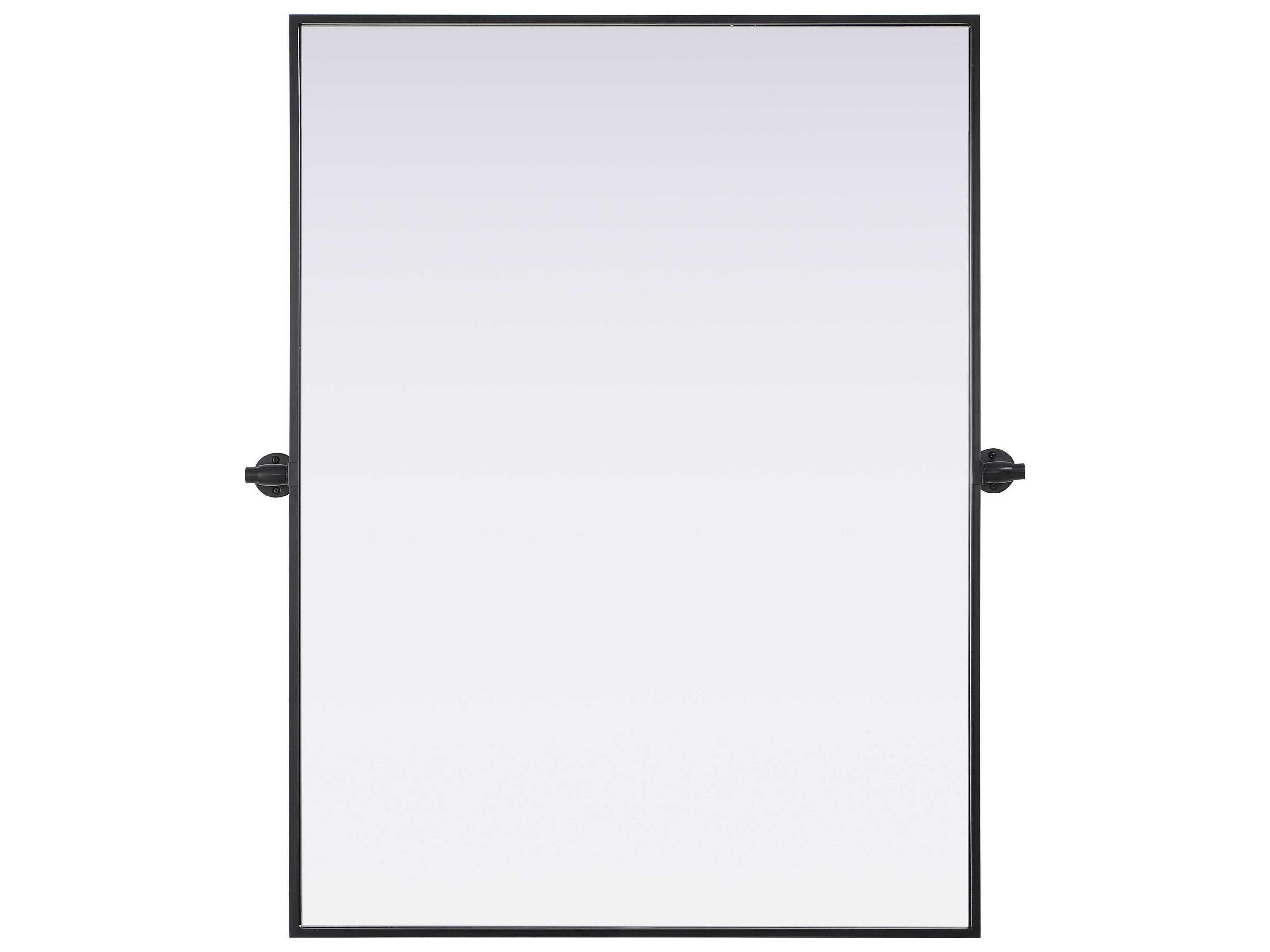 Amoura Black Rectangular Wall Mirror