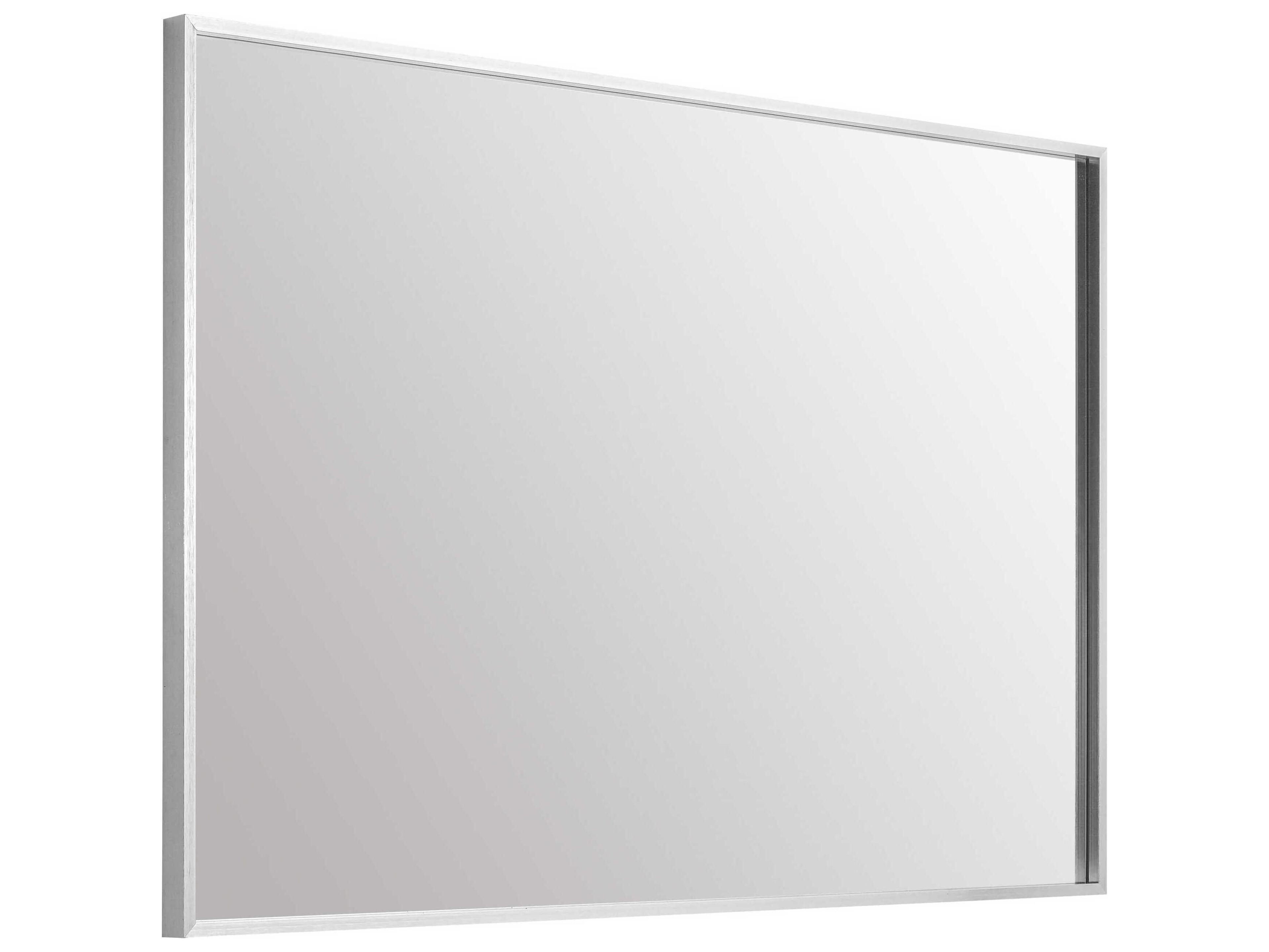 Elegant Lighting Grace Silver Rectangular Wall Mirror