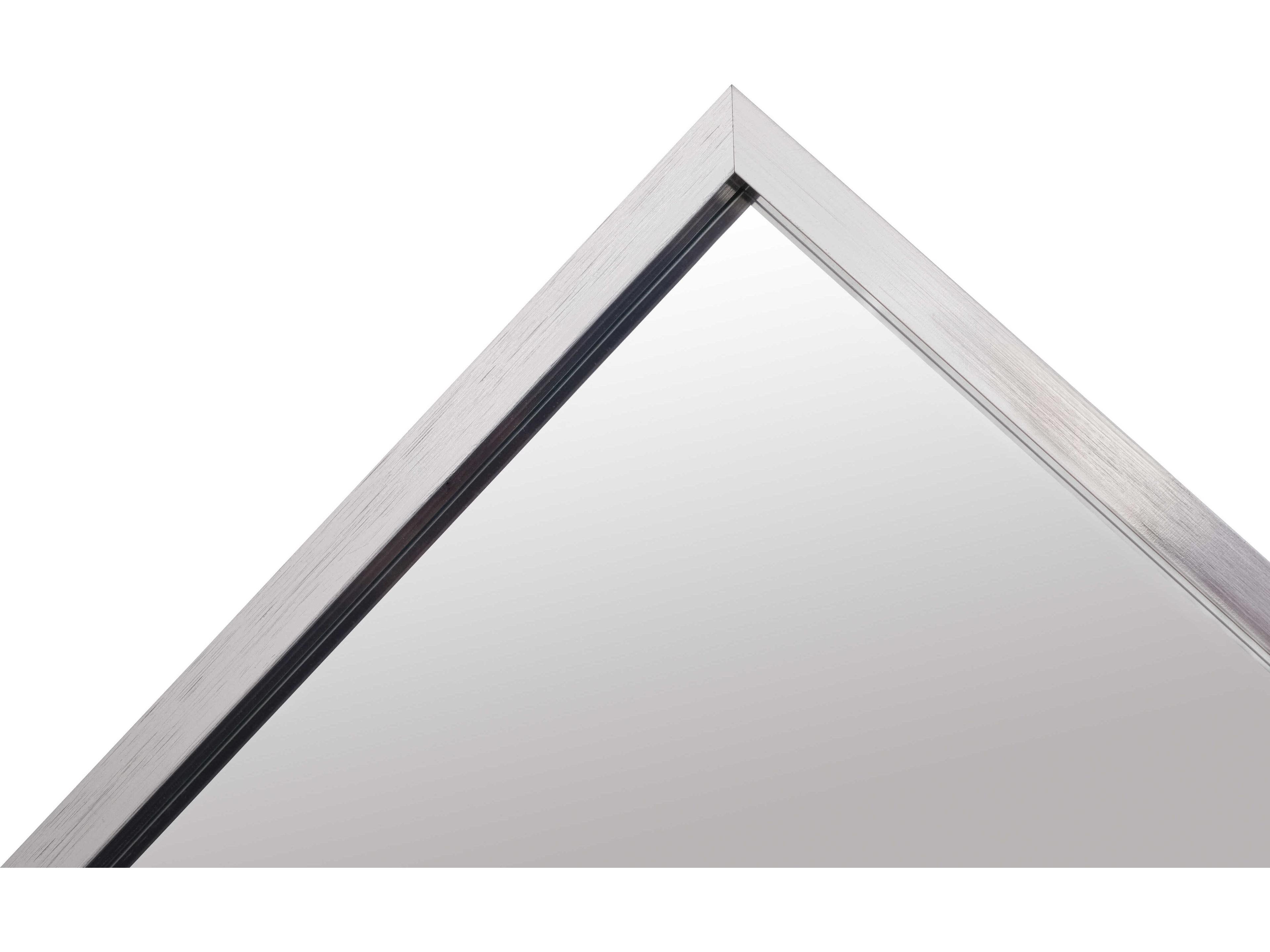 Elegant Lighting Grace Silver Rectangular Wall Mirror