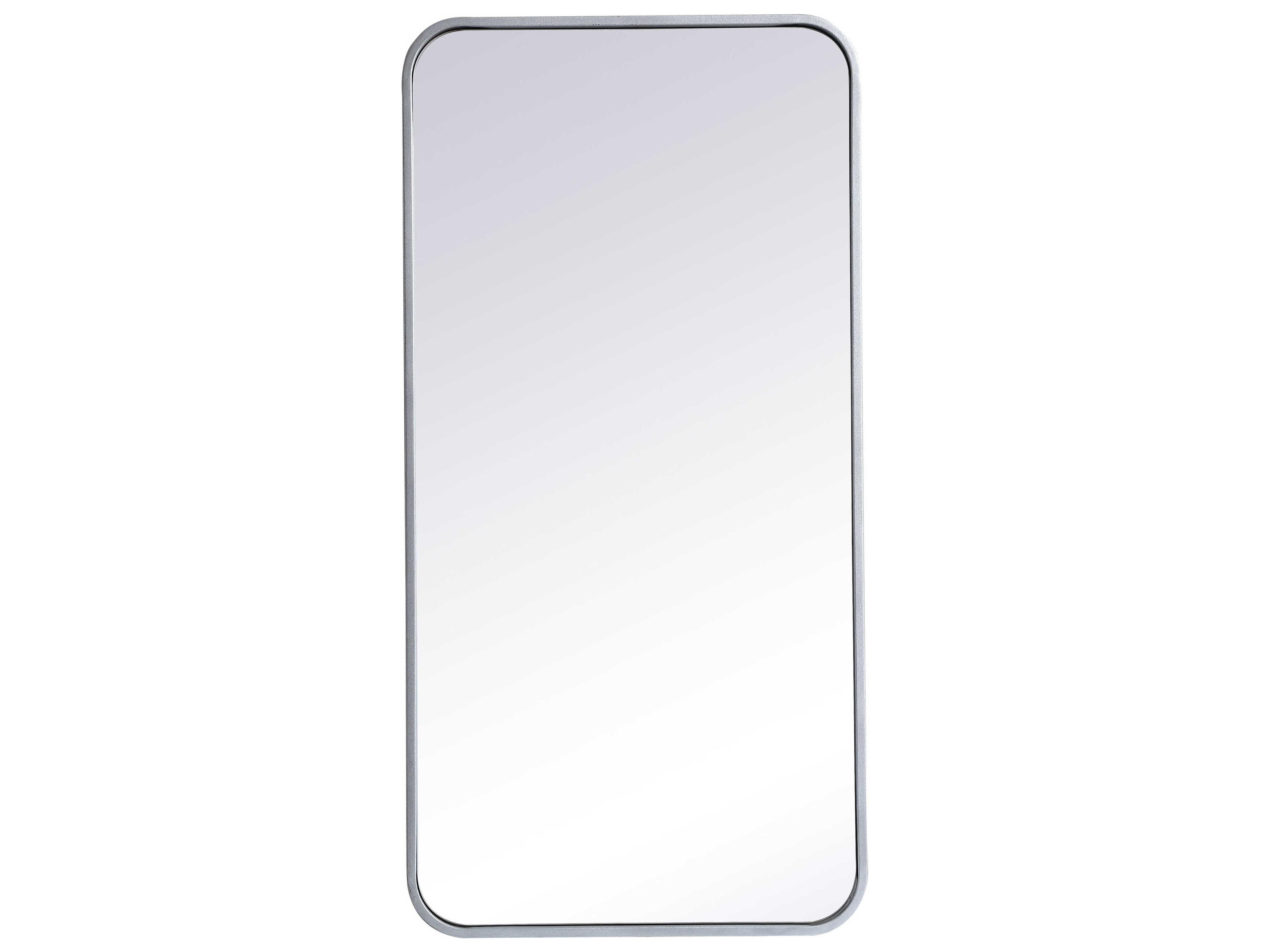 Evermore Silver Rectangular Wall Mirror