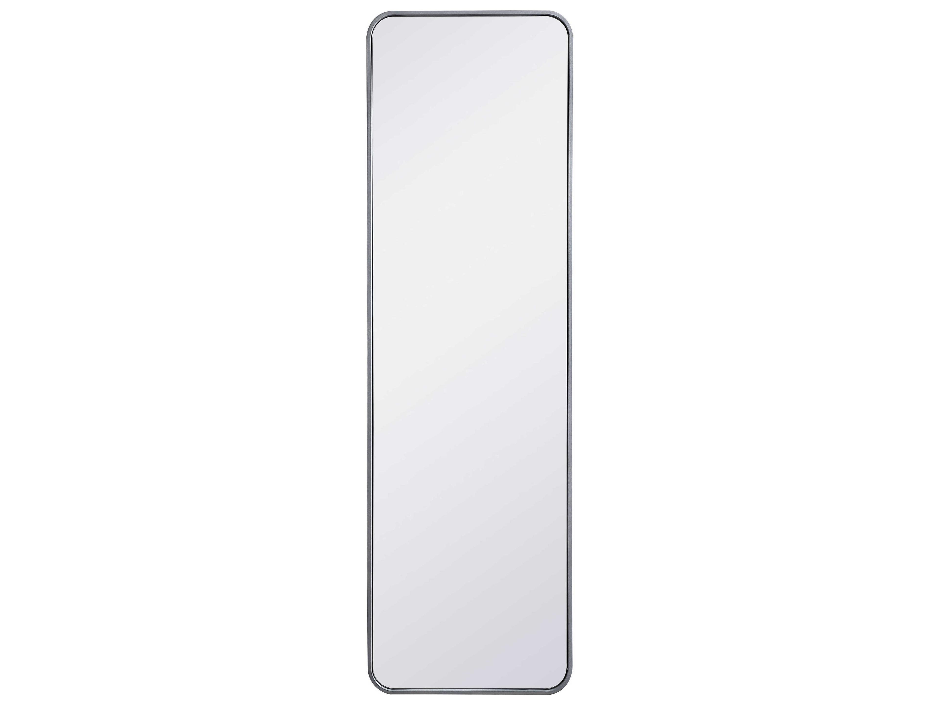 Elegant Lighting Evermore Silver Rectangular Wall Mirror