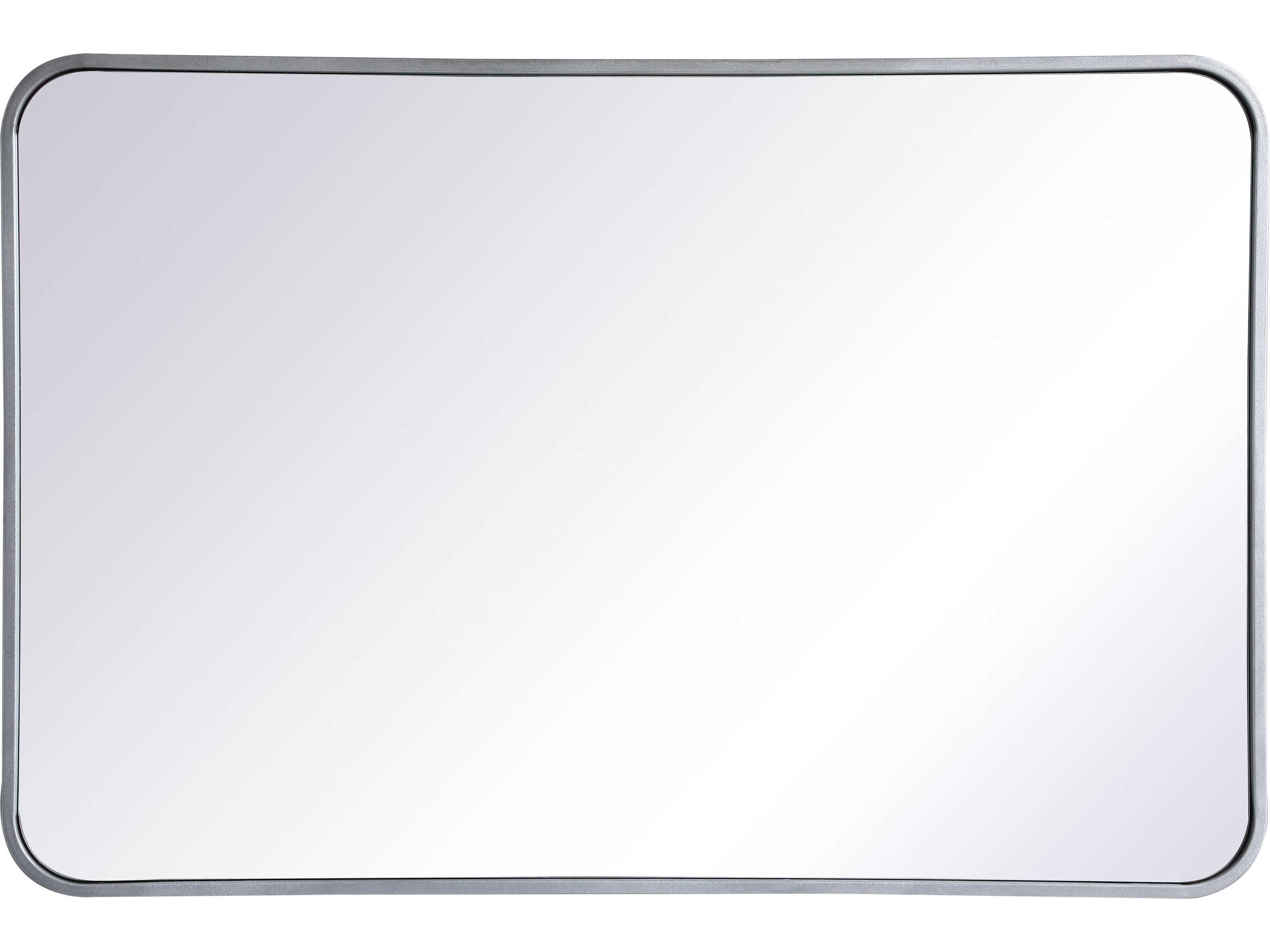 Evermore Silver Rectangular Wall Mirror