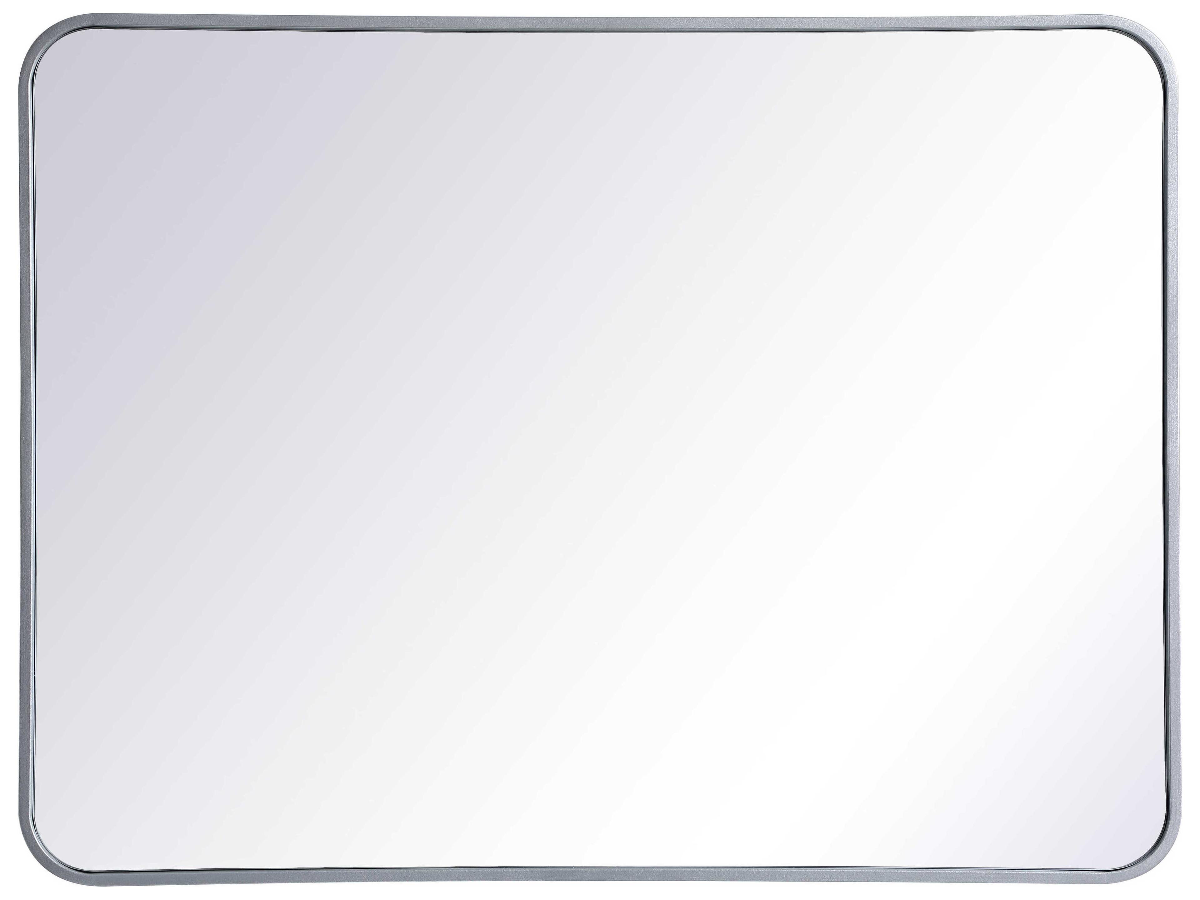 Evermore Silver Rectangular Wall Mirror