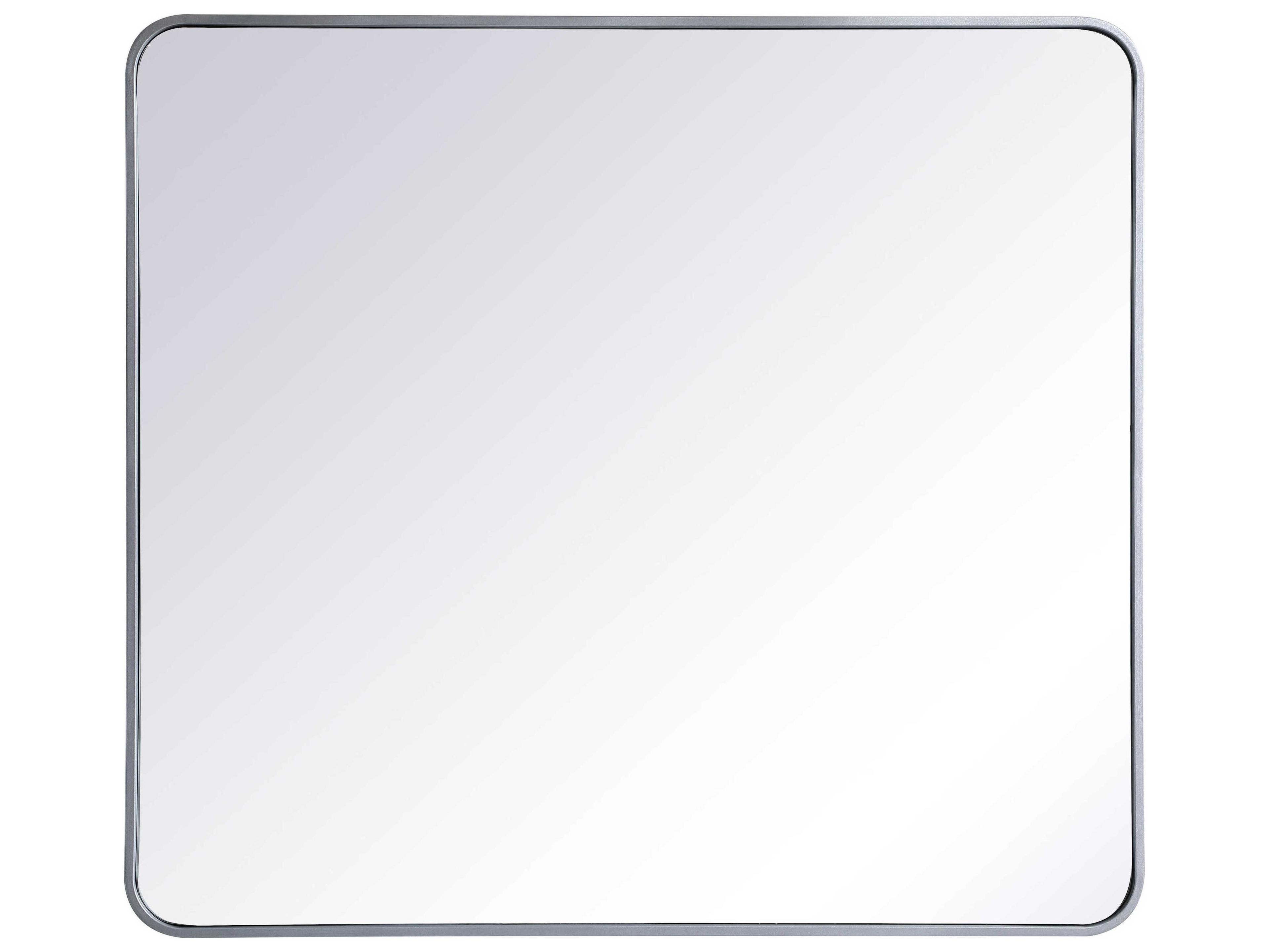 Evermore Silver Rectangular Wall Mirror