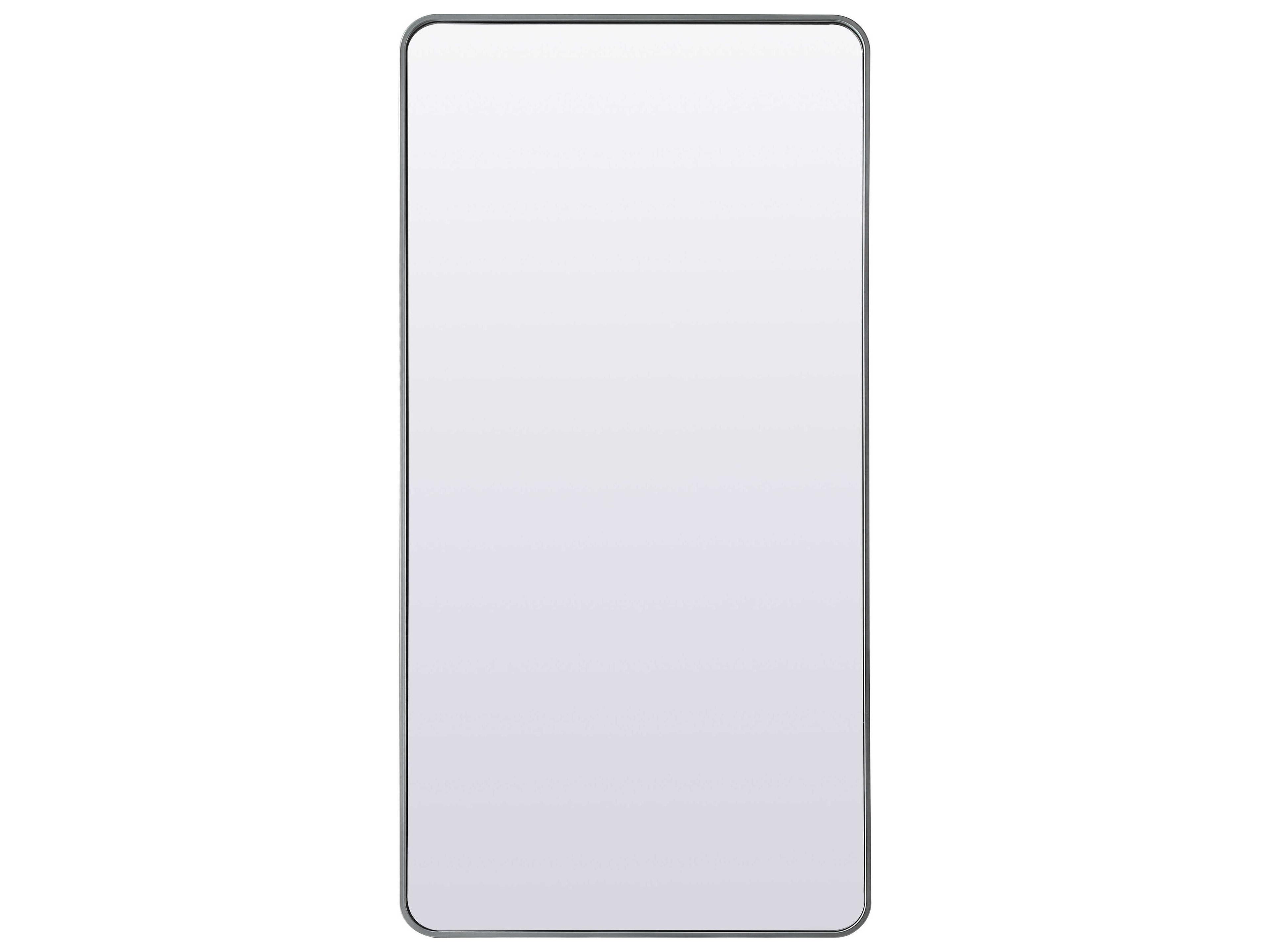 Evermore Silver Rectangular Floor Mirror
