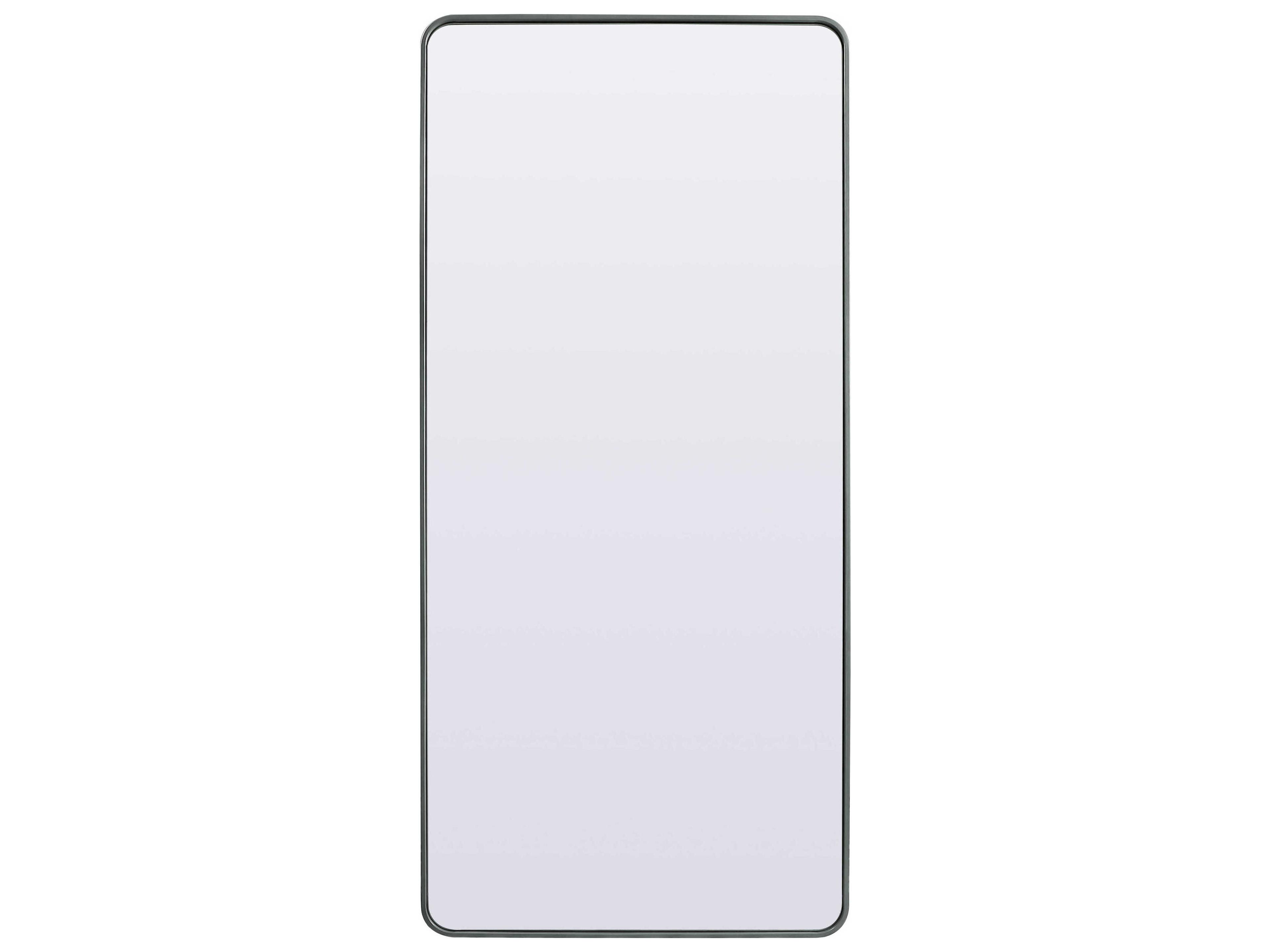 Evermore Silver Rectangular Floor Mirror
