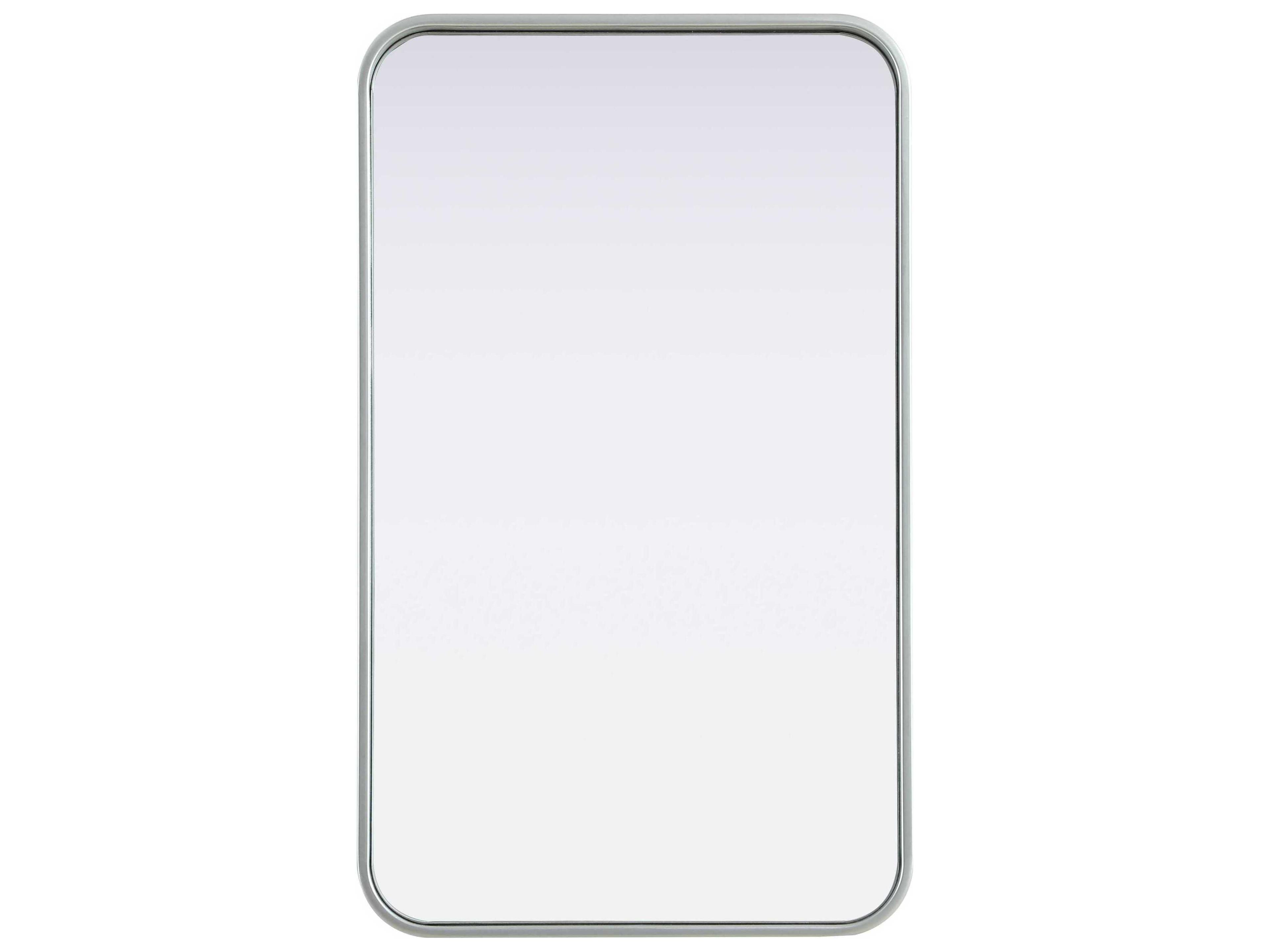Elegant Lighting Remy Silver Rectangular Wall Mirror