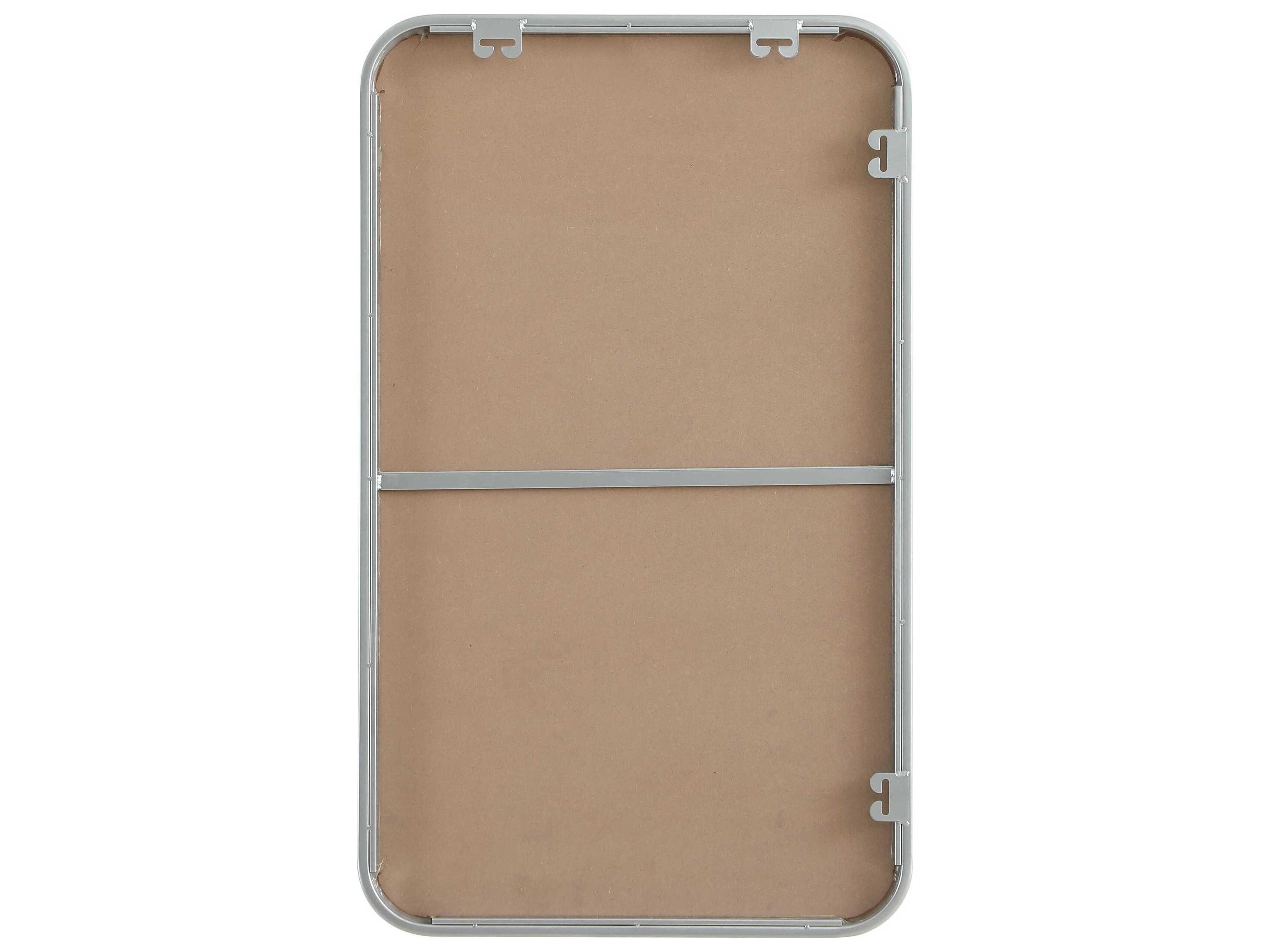 Elegant Lighting Remy Silver Rectangular Wall Mirror