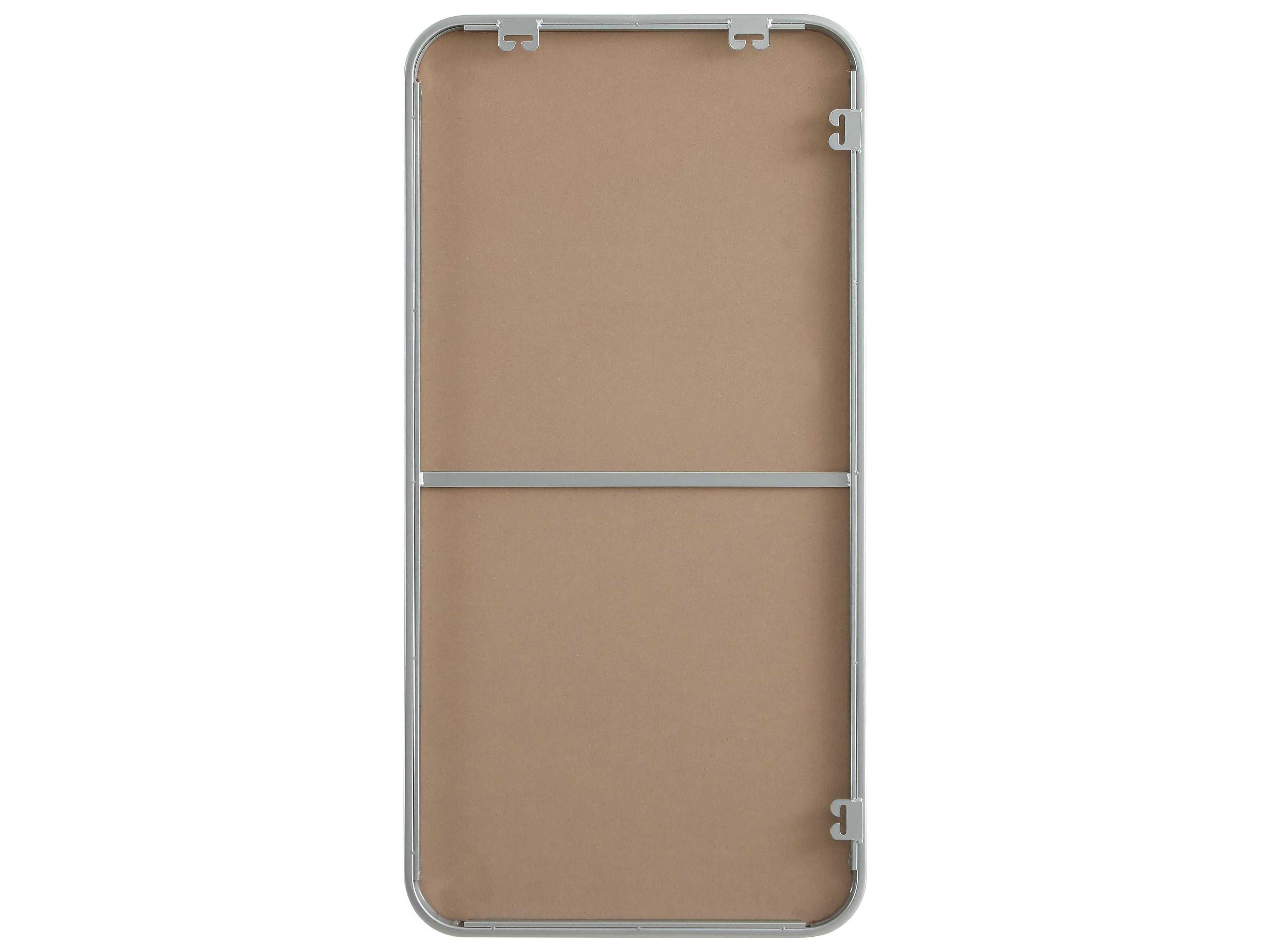 Elegant Lighting Remy Silver Rectangular Wall Mirror