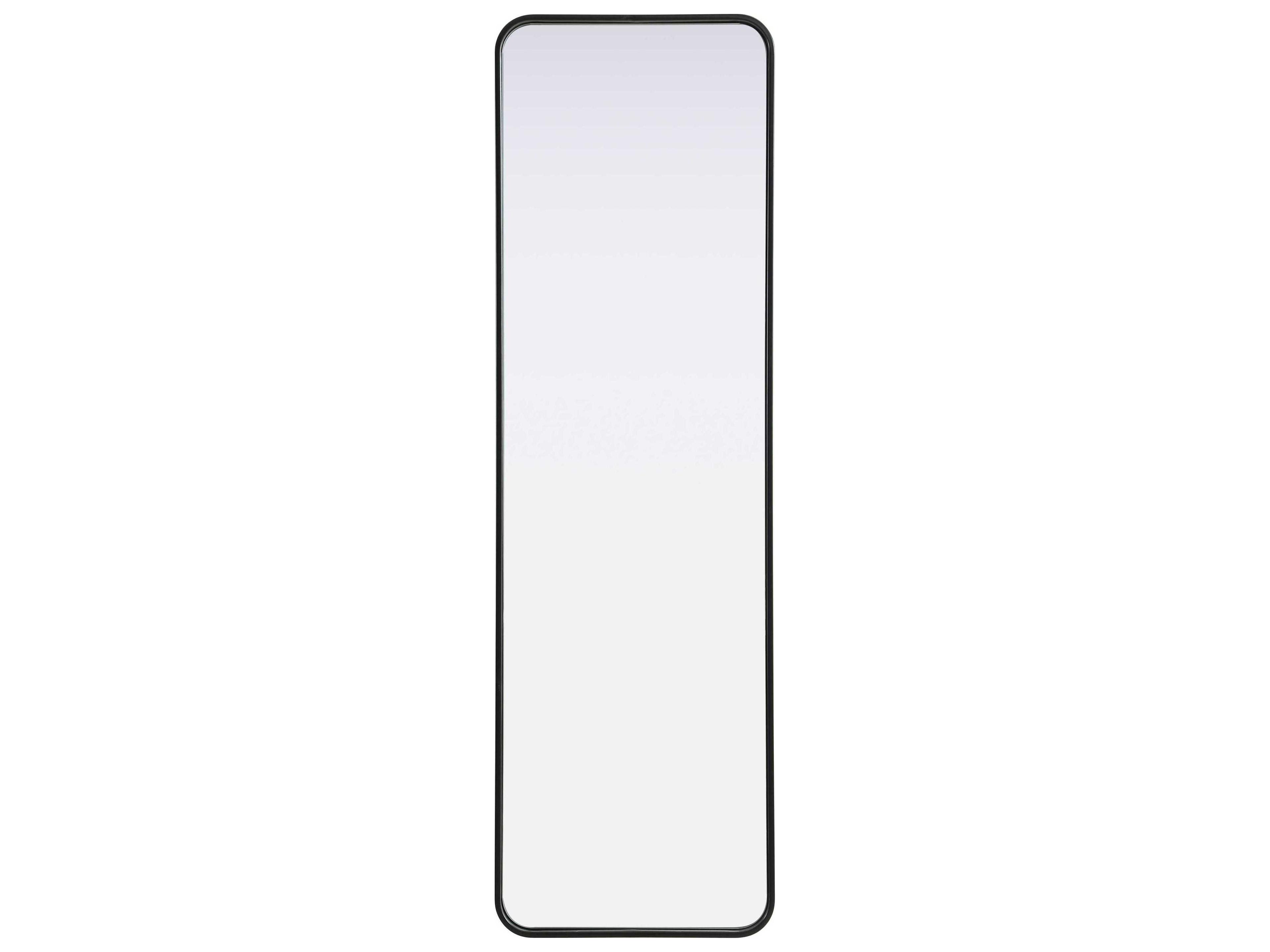 Remy Black Rectangular Wall Mirror