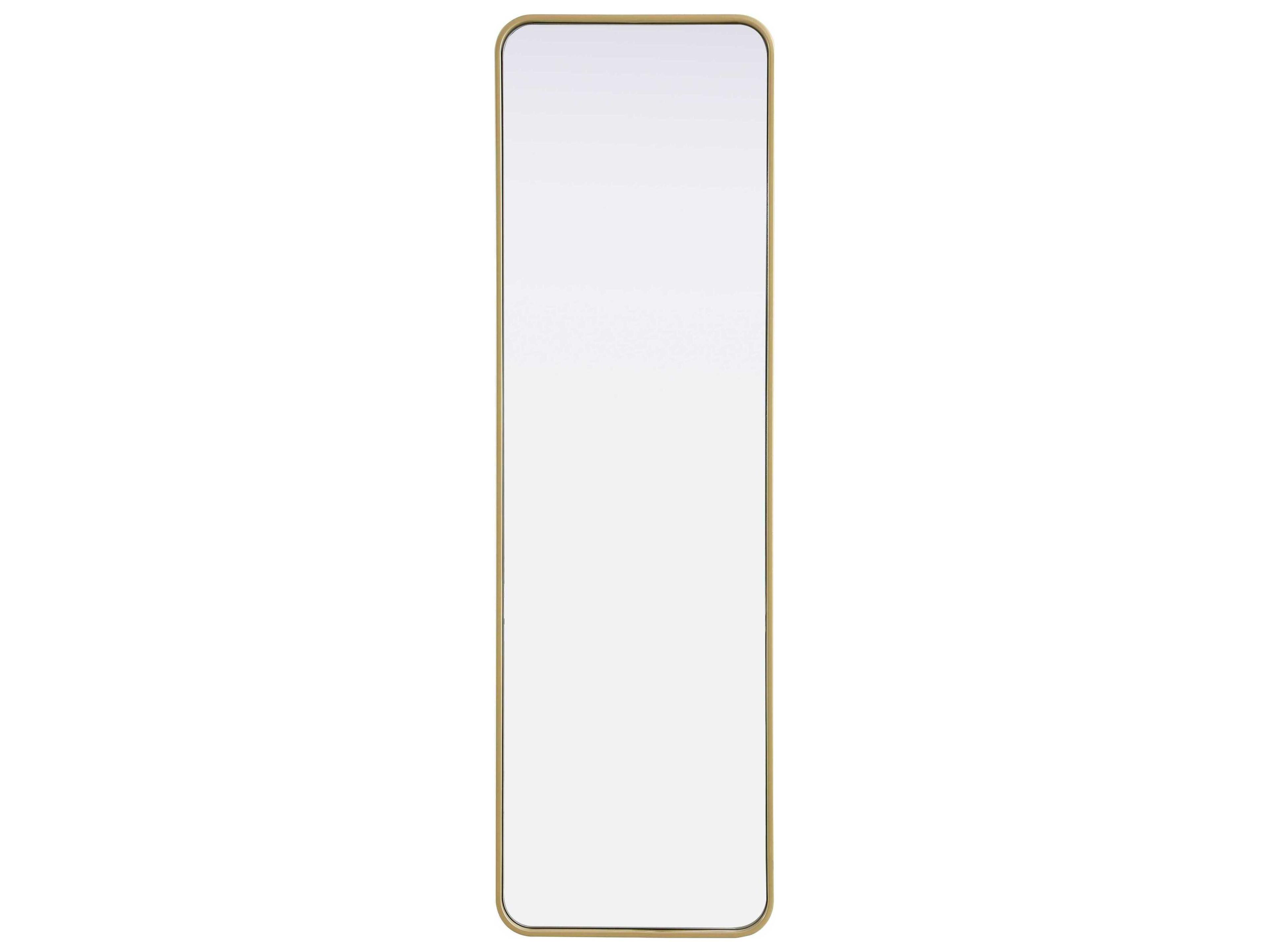 Elegant Lighting Remy Brass Rectangular Wall Mirror