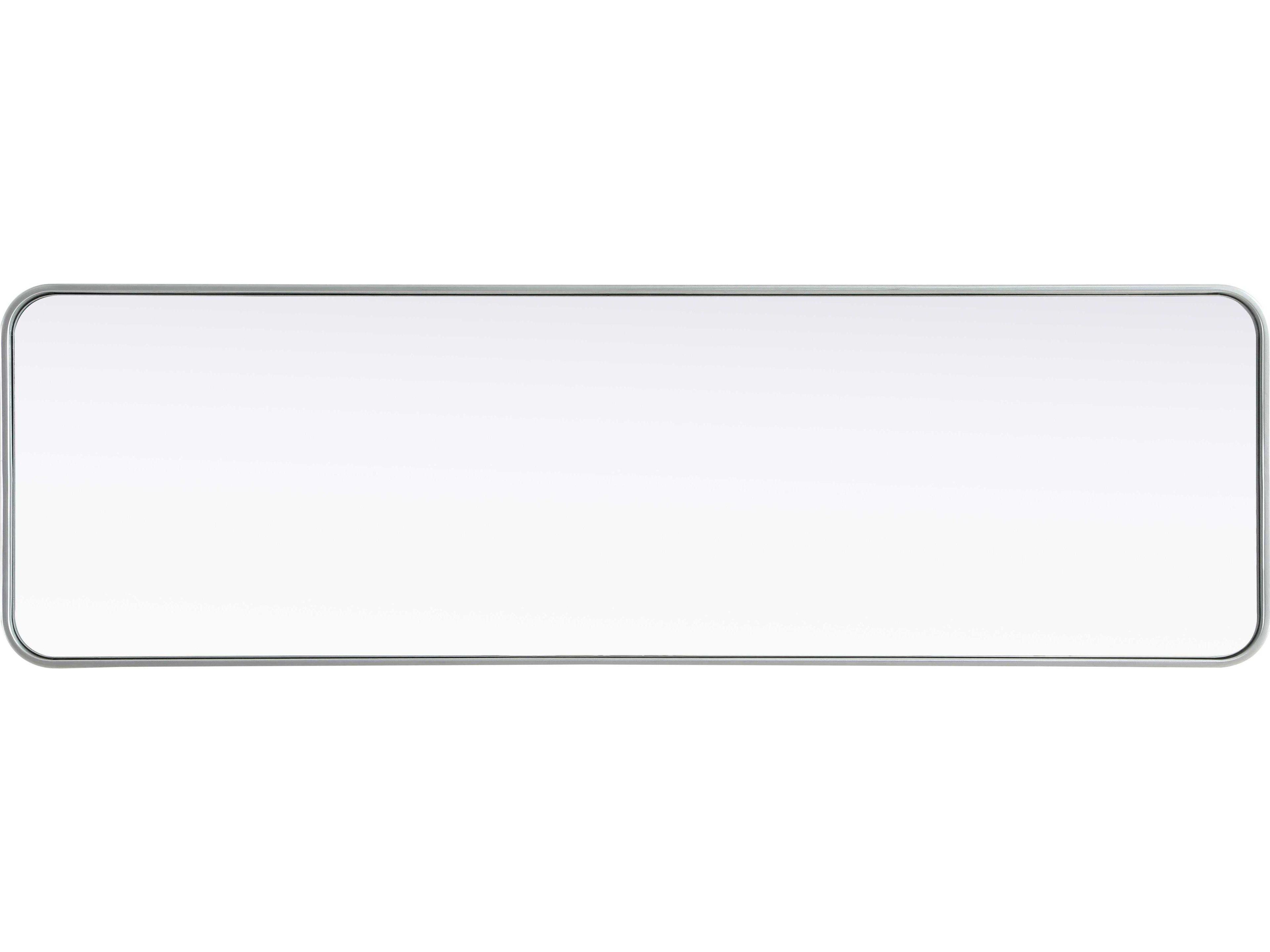 Elegant Lighting Remy Silver Rectangular Wall Mirror