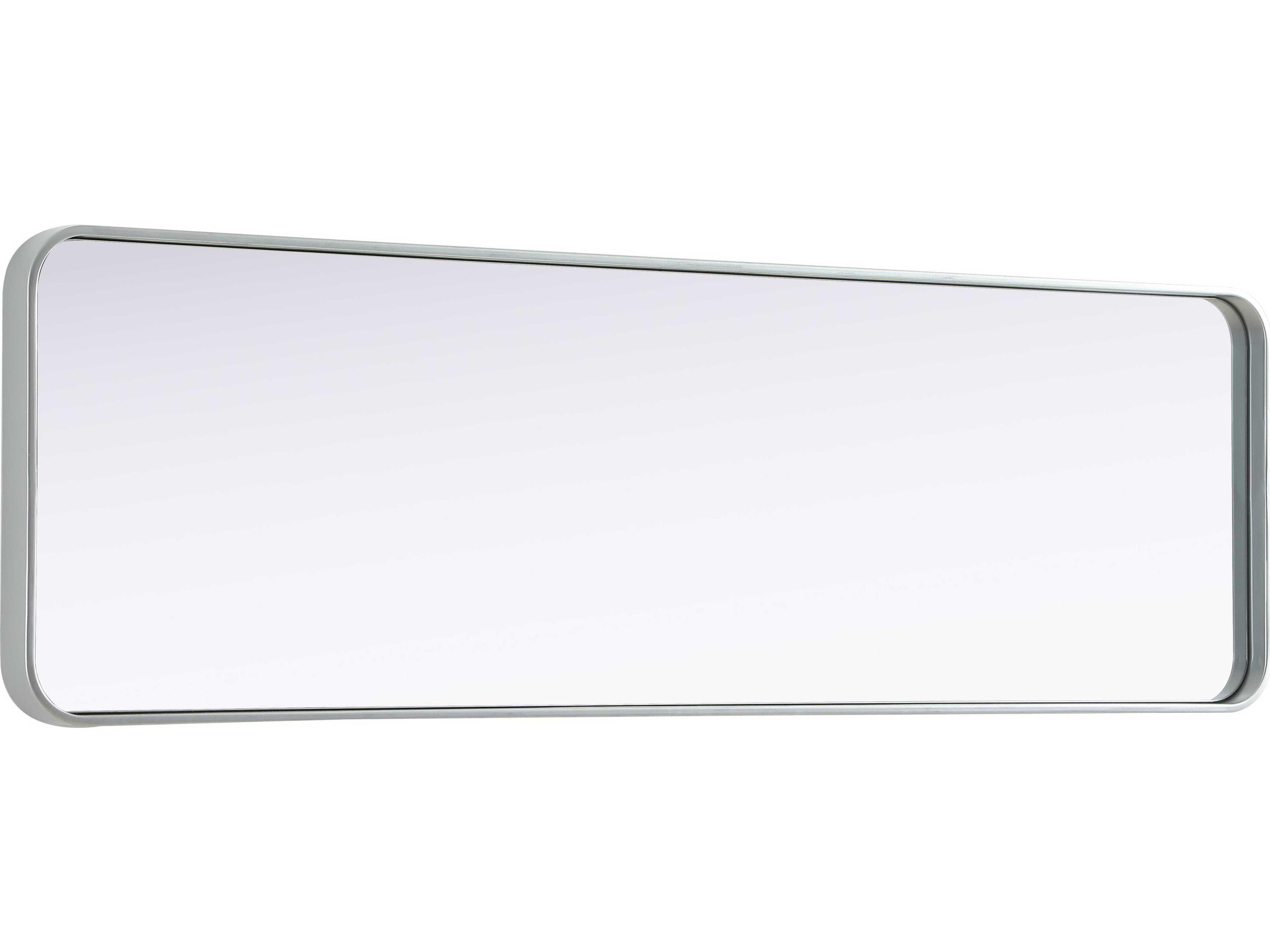 Elegant Lighting Remy Silver Rectangular Wall Mirror