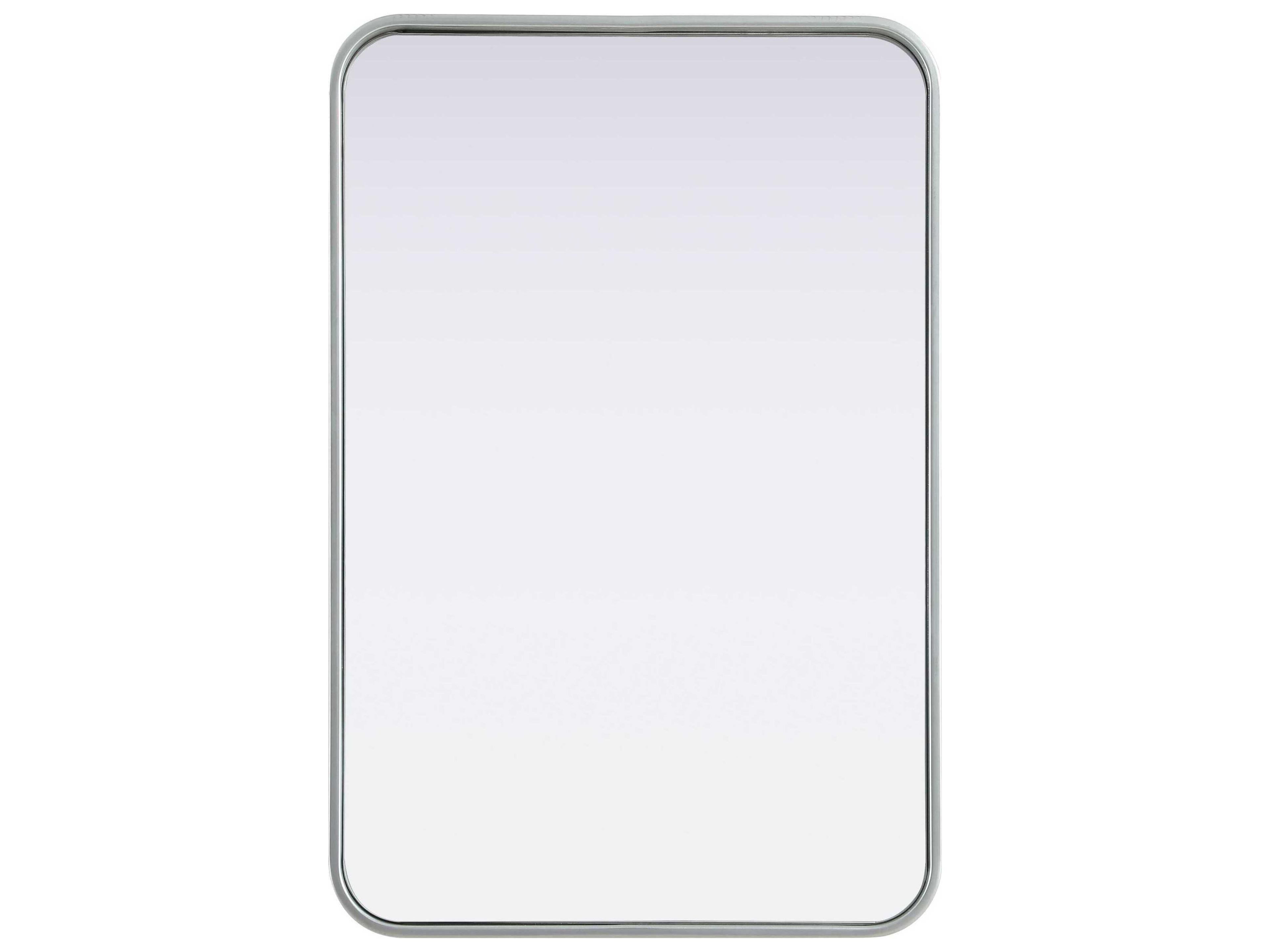 Elegant Lighting Remy Silver Rectangular Wall Mirror