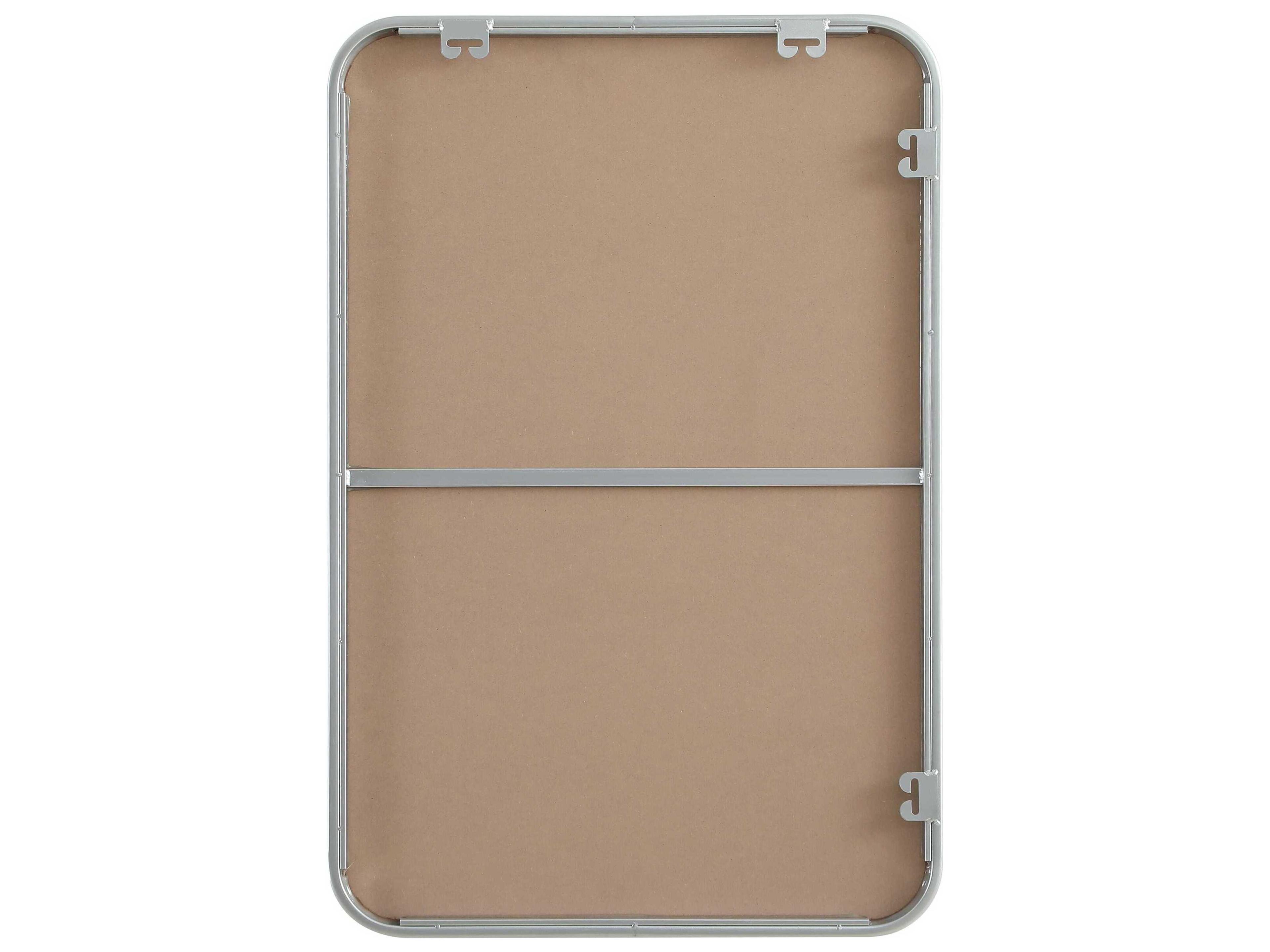 Elegant Lighting Remy Silver Rectangular Wall Mirror