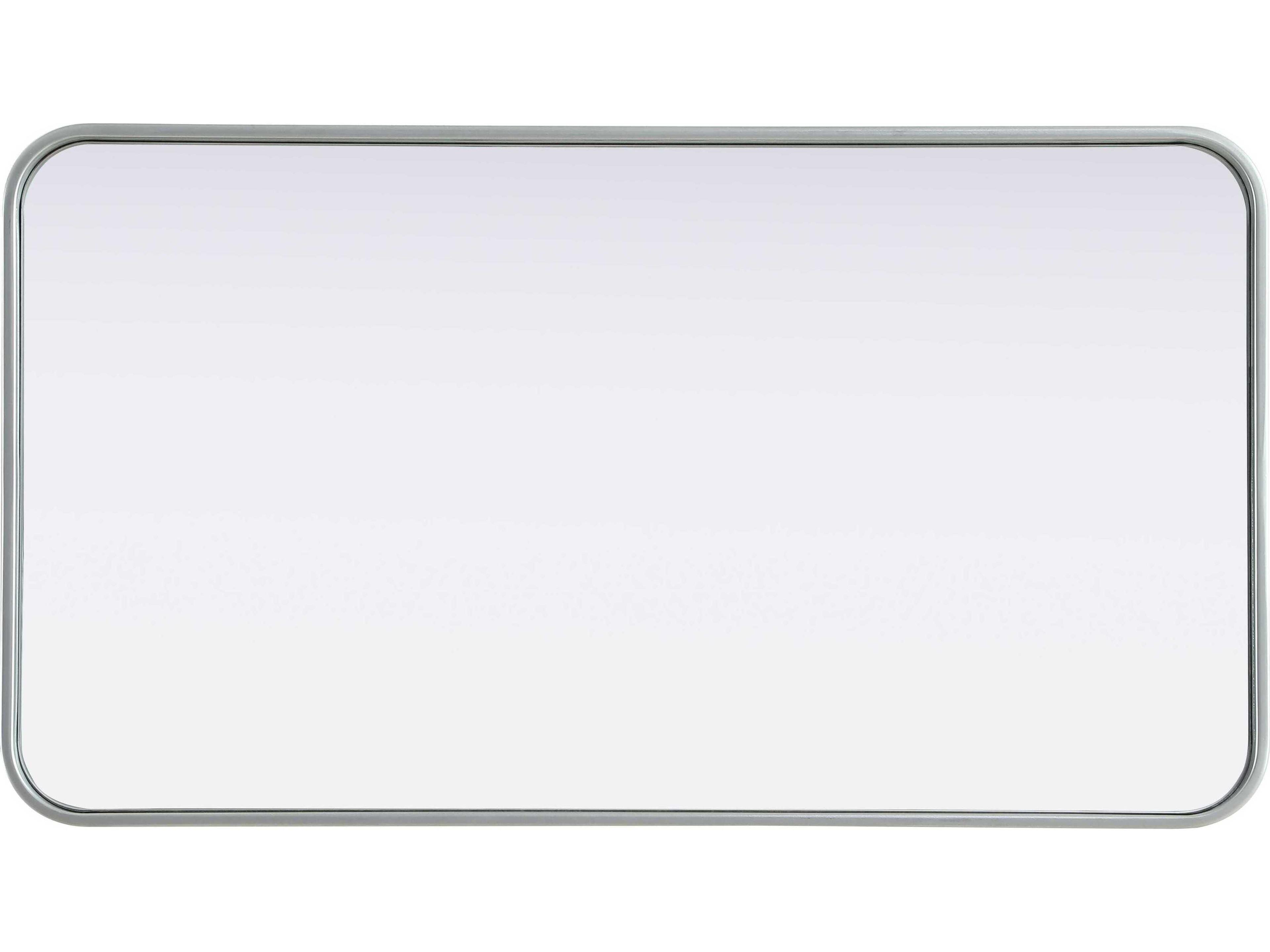 Elegant Lighting Remy Silver Rectangular Wall Mirror