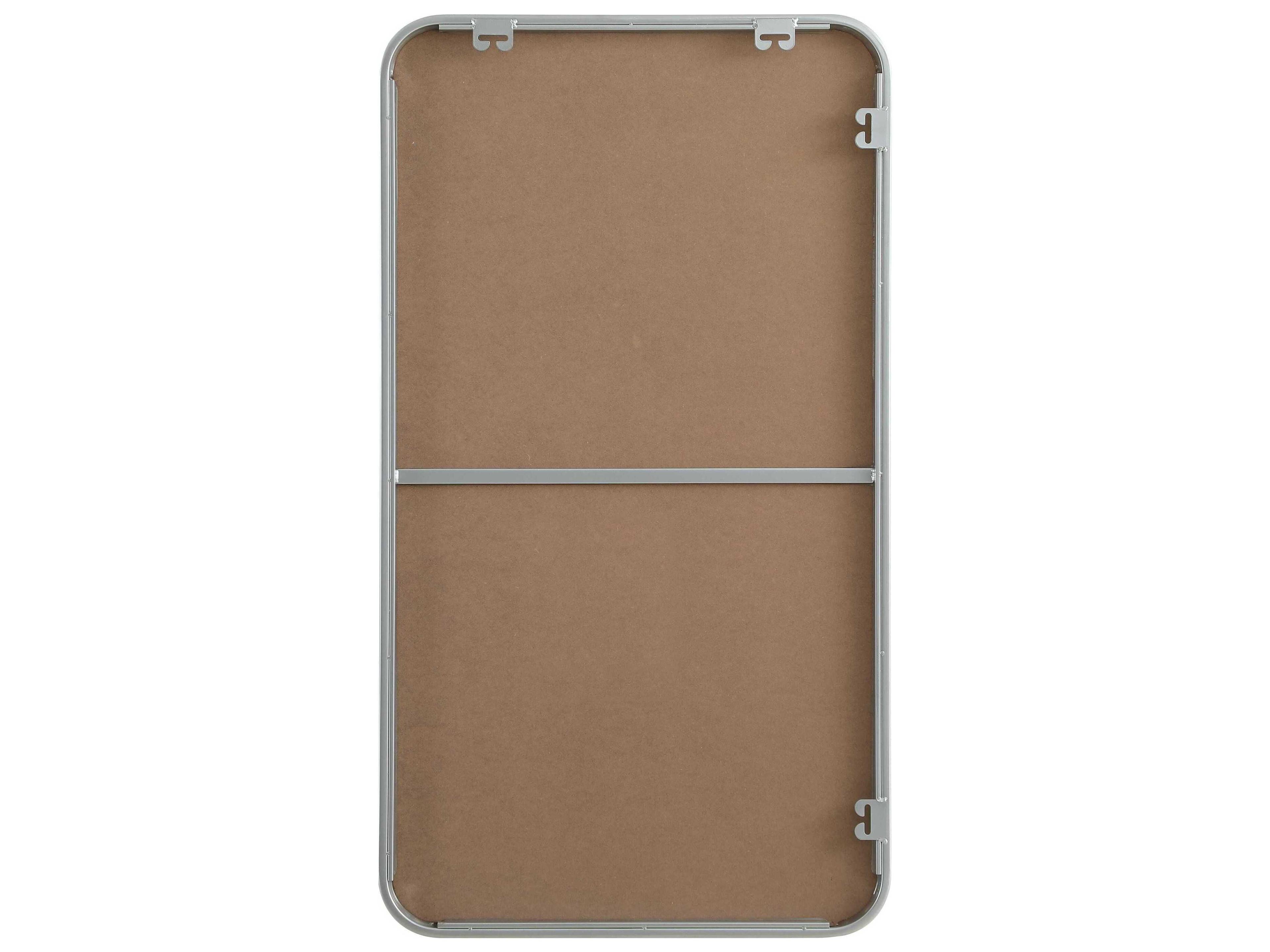 Elegant Lighting Remy Silver Rectangular Wall Mirror