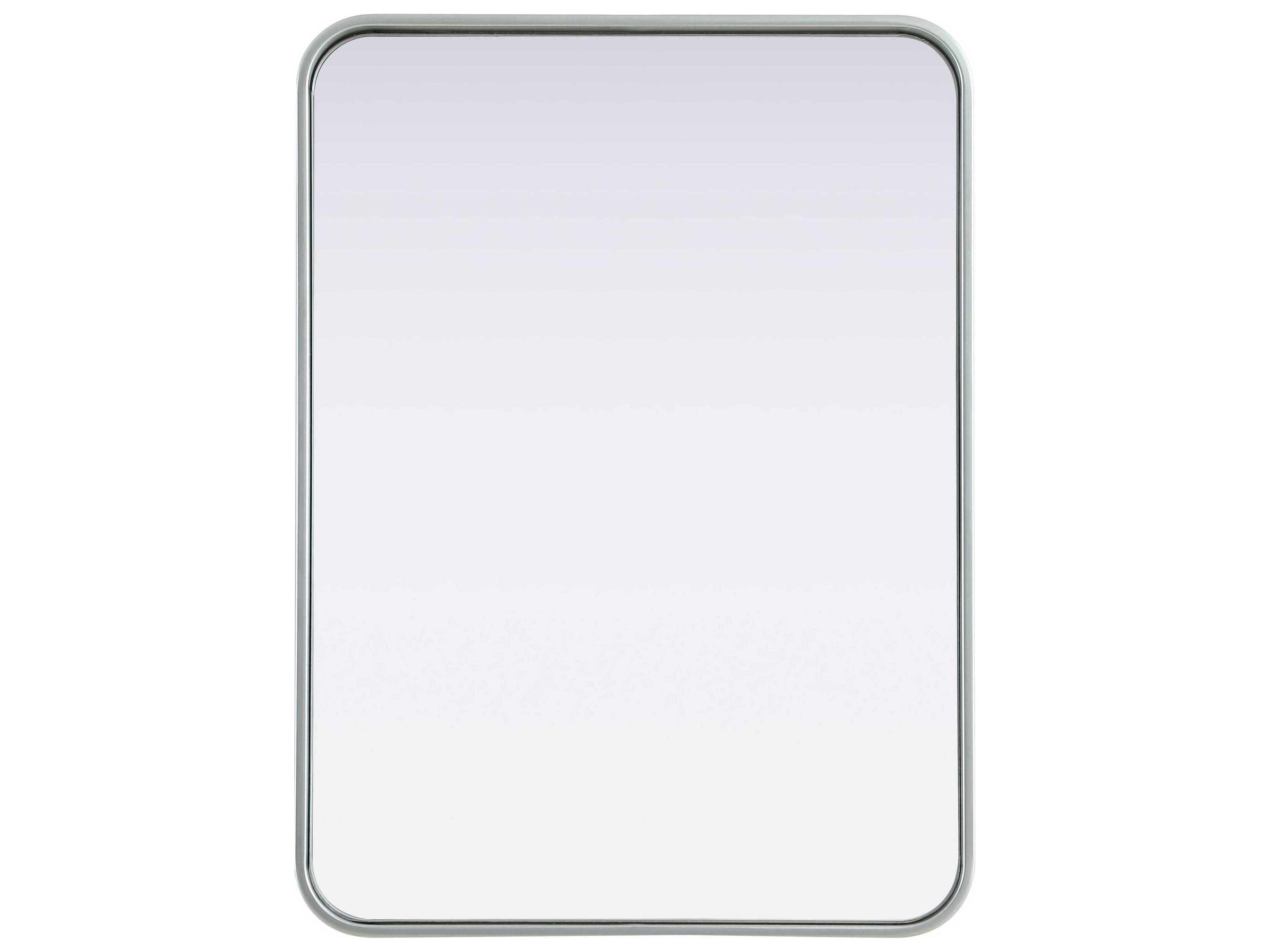Elegant Lighting Remy Silver Rectangular Wall Mirror
