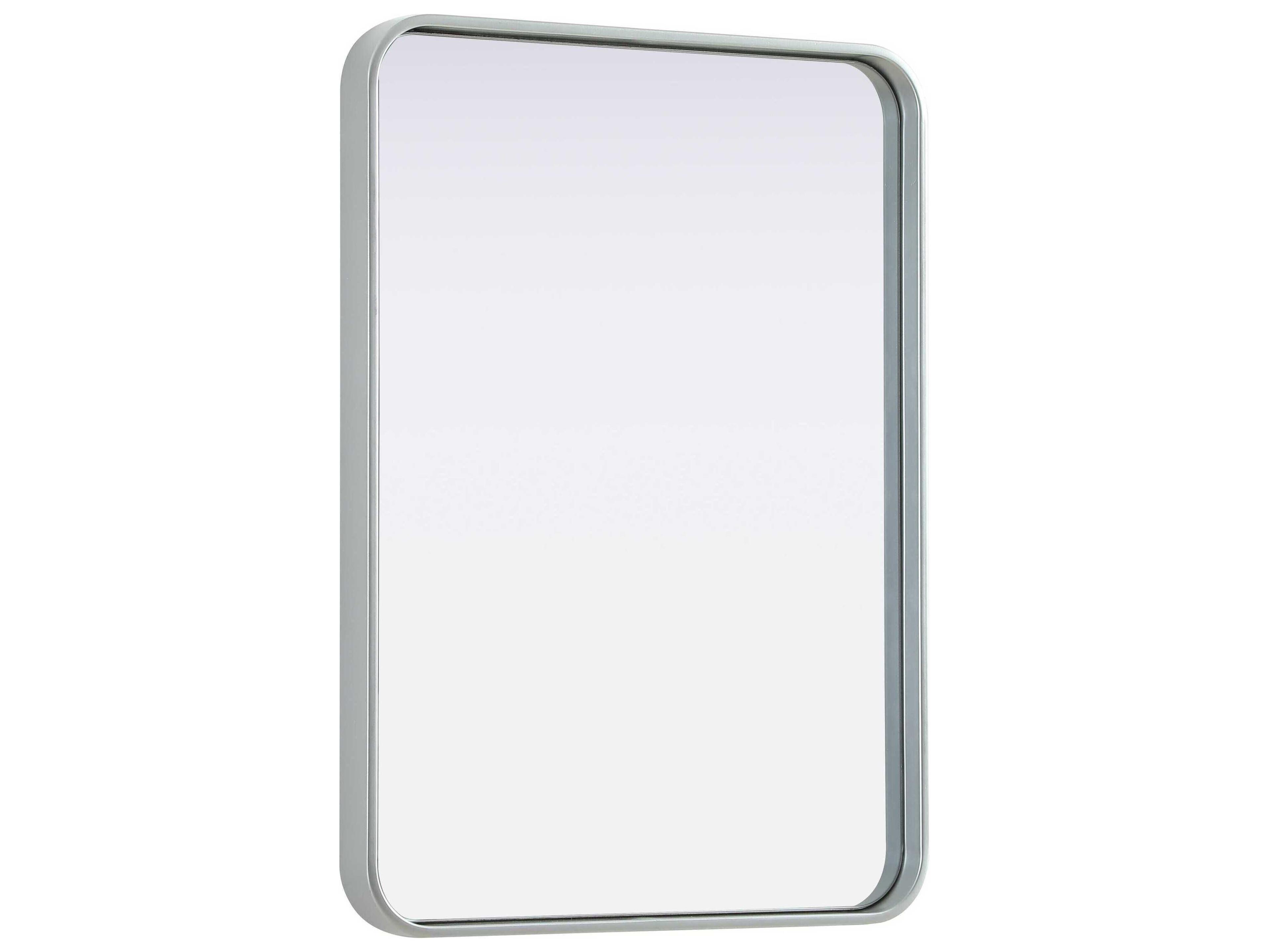 Elegant Lighting Remy Silver Rectangular Wall Mirror