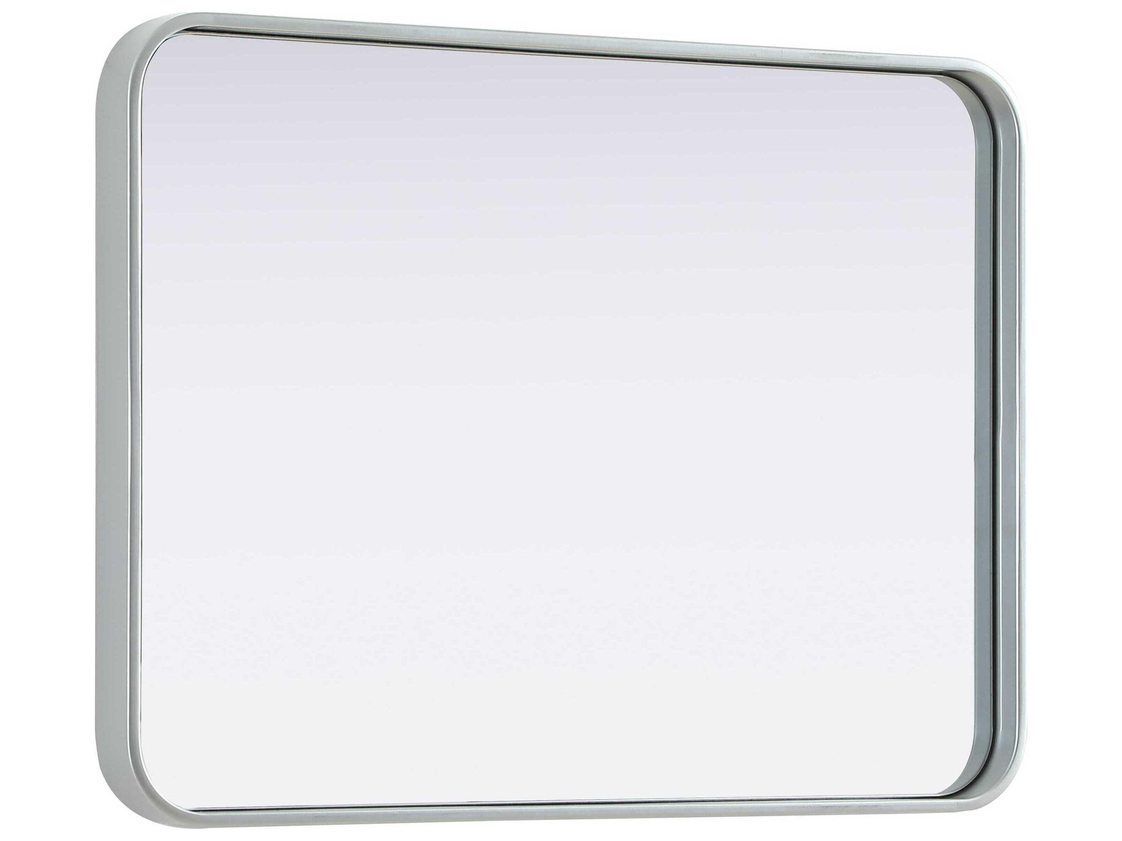 Elegant Lighting Remy Silver Rectangular Wall Mirror