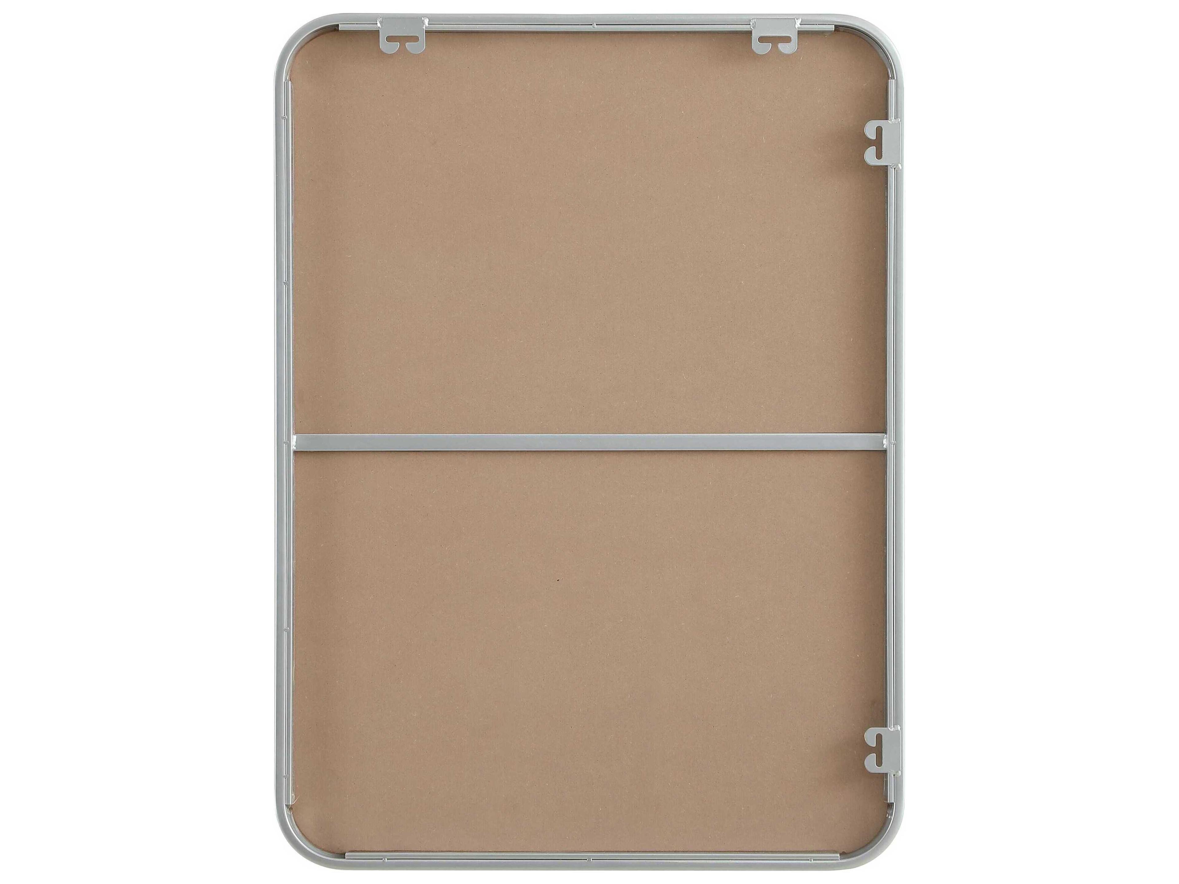 Elegant Lighting Remy Silver Rectangular Wall Mirror